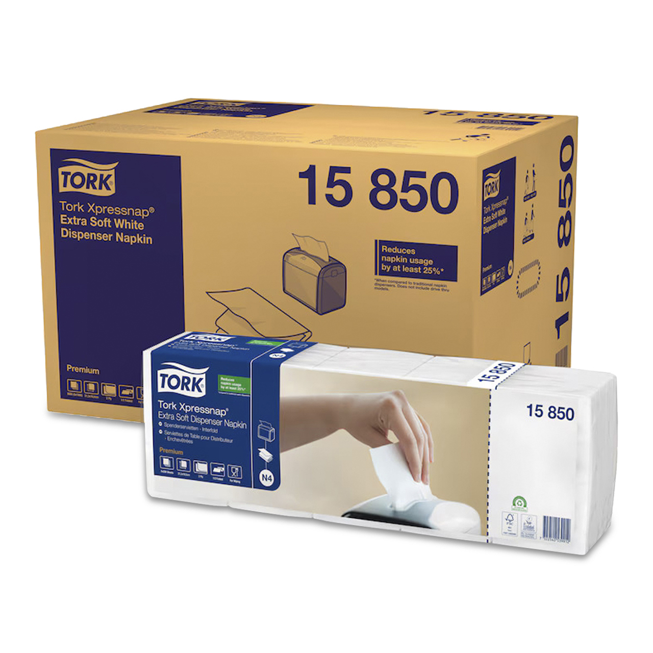 Tork Premium Serviettes sur table Interfold Tork Premium Serviettes sur table Interfold