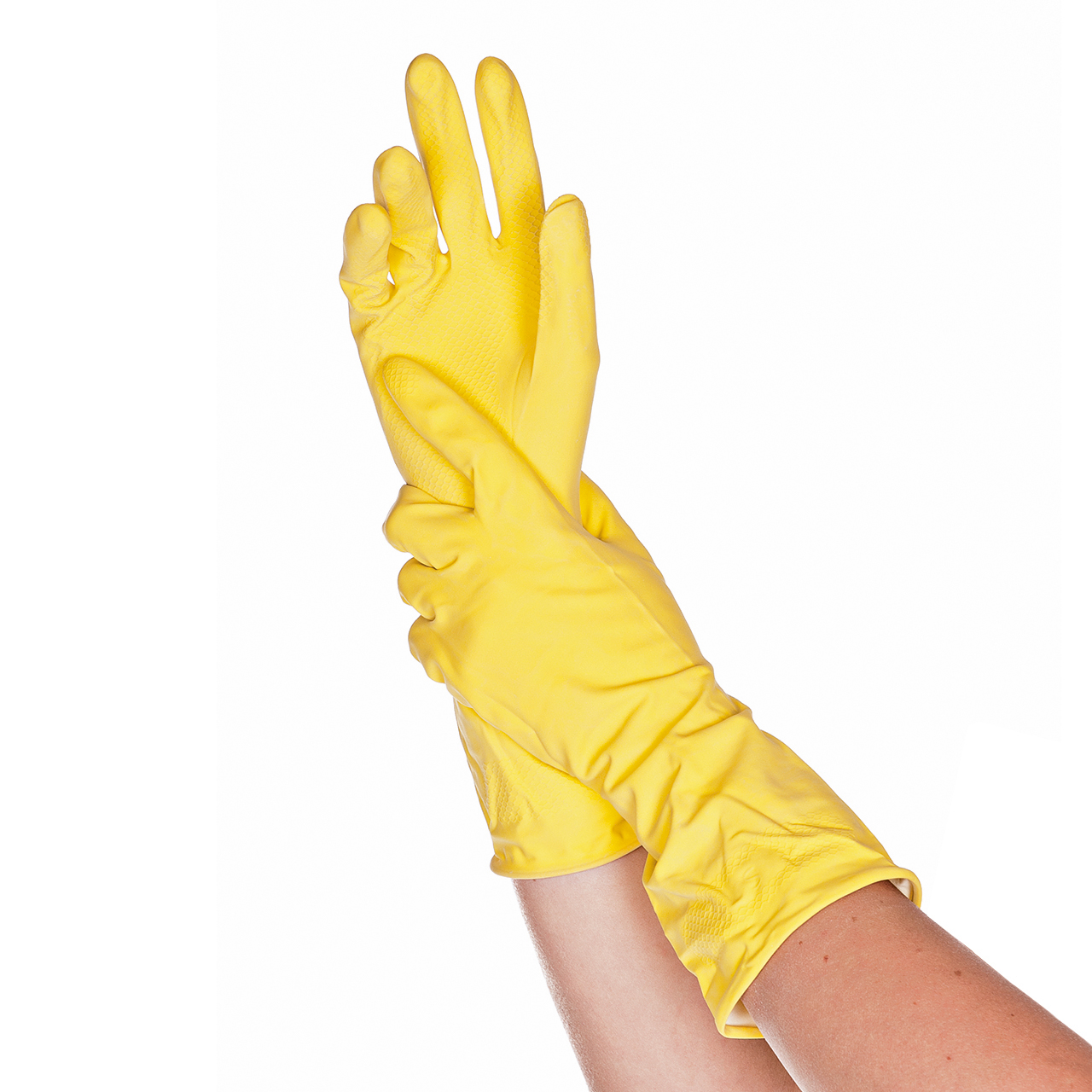 Latex-Handschuhe Bettina Gelb XL