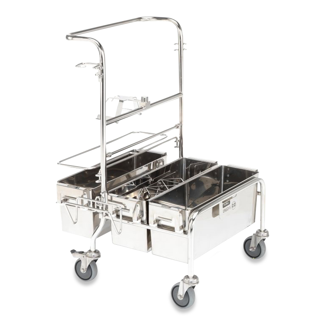 PurMop® 2.0 ERGO-S 210 Chariot en acier inox