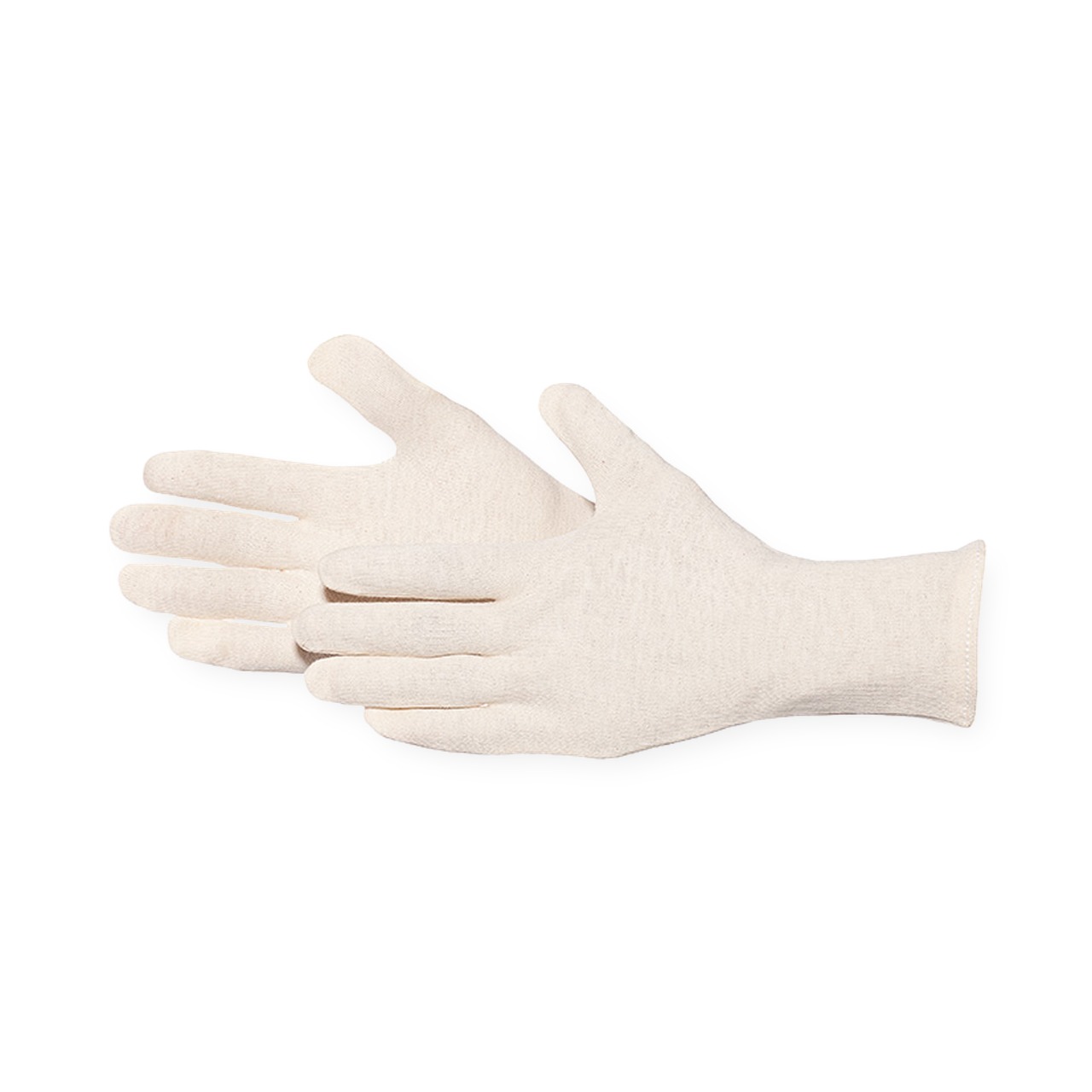 Baumwoll-Handschuh schwer Oekotex natur
