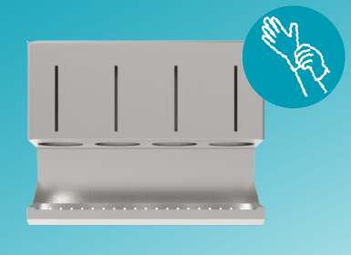 Nouveau dans notre assortiment : distributeurs de gants en inox