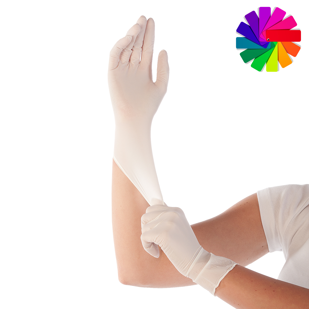 Gants en nitrile Safe Super Stretch blanc XL Gants en nitrile Safe Super Stretch blanc XL