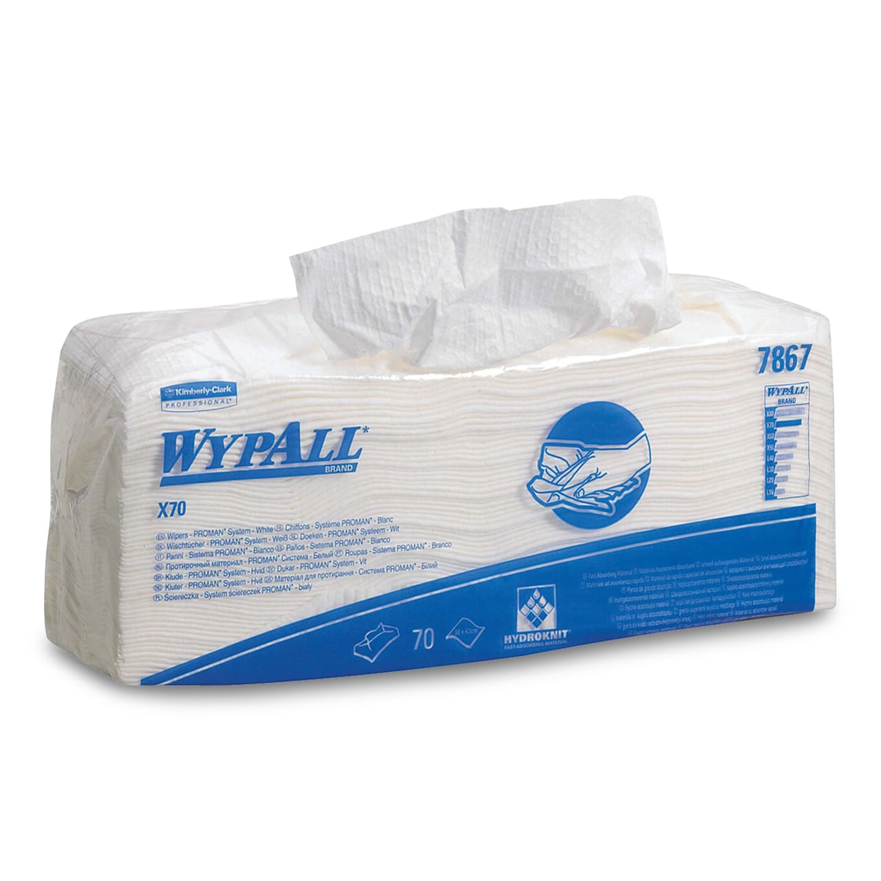 WypAll® PROMAN® X70 Chiffons - Interfold