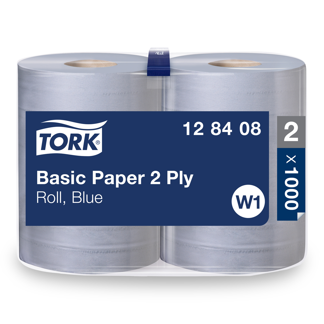 Tork Papier d'essuyage bleu standard W1