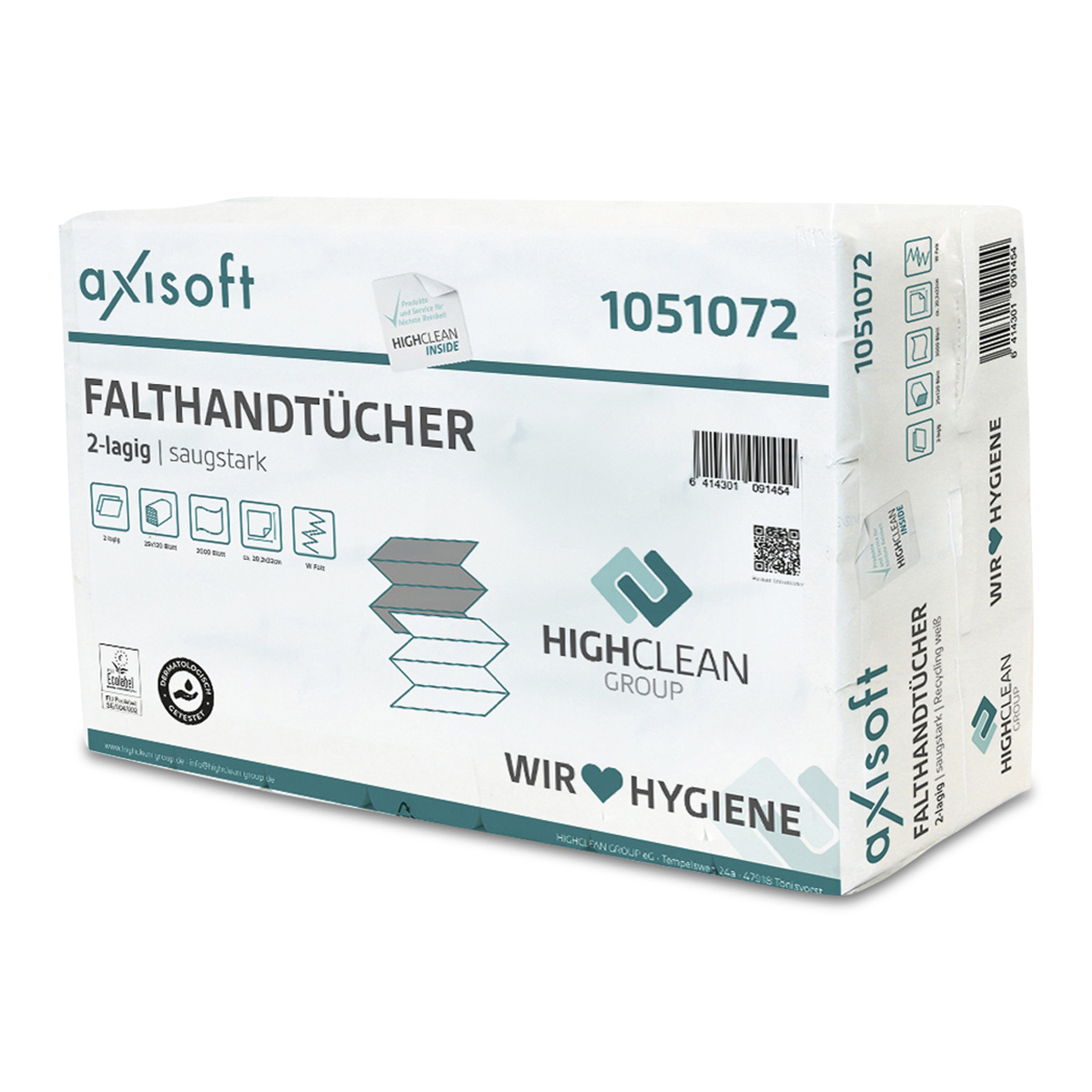 axisoft® Falthandtücher W2 Recycling axisoft® Falthandtücher W2 Recycling