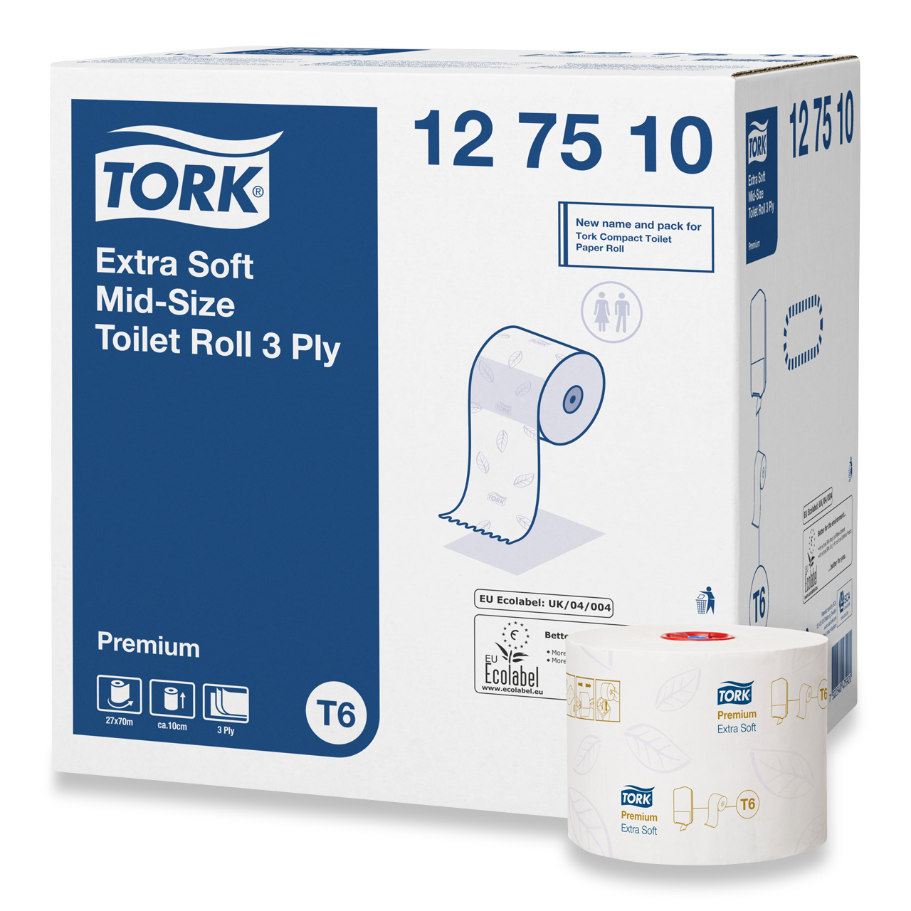 Tork Papier toi. Midi extra doux T6 Premium