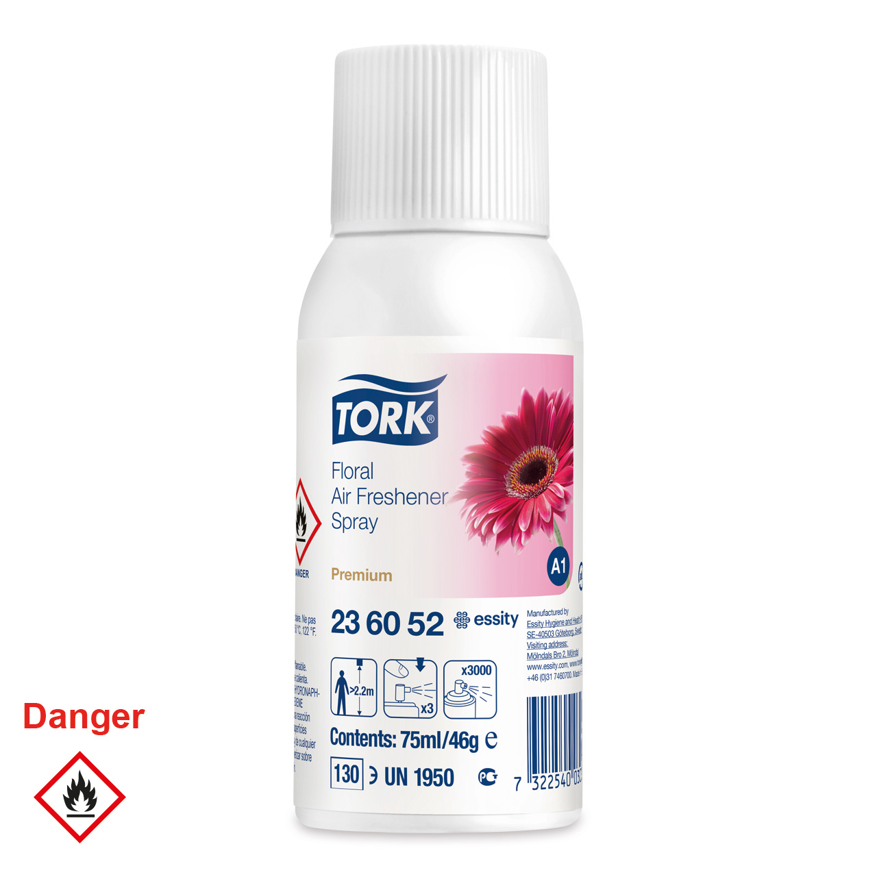 Tork Aérosol désodorisant floral A1