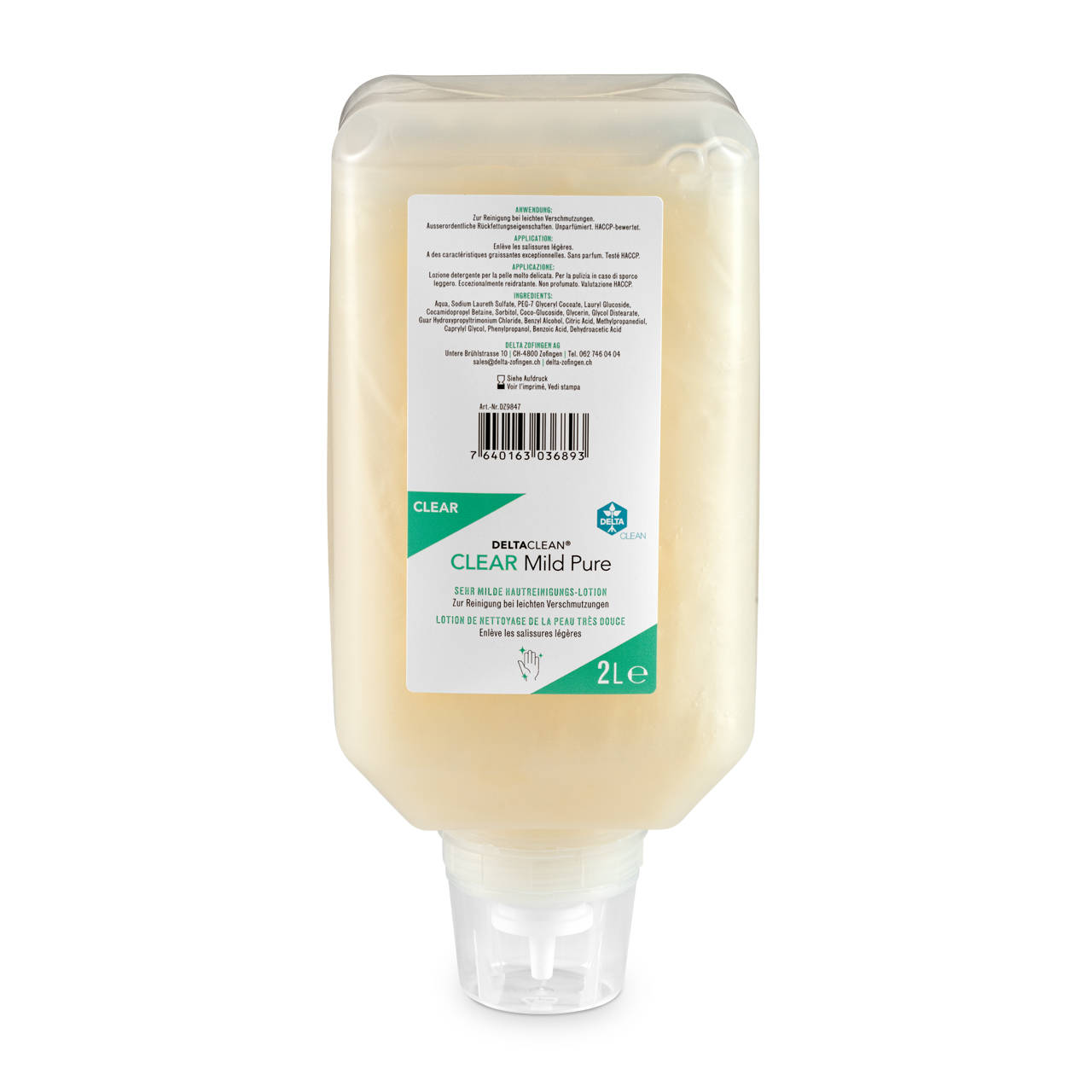 DELTACLEAN® Clear Mild Pure 2 l DELTACLEAN® Clear Mild Pure 2 l