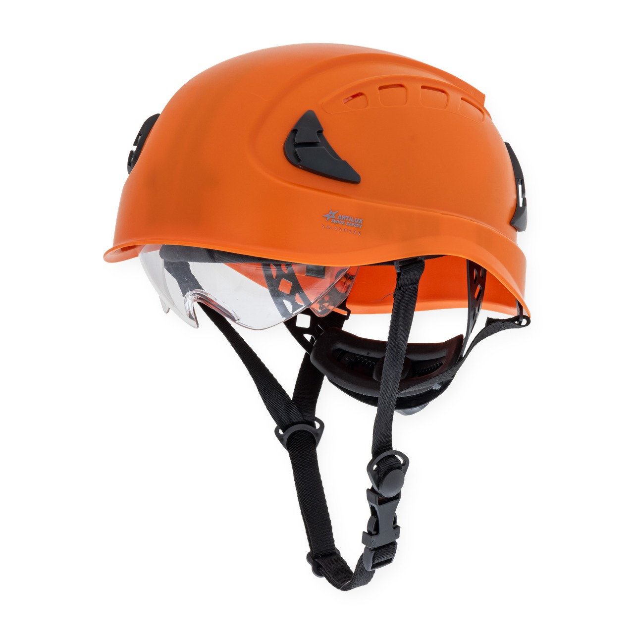 ARTITOP®Schutzhelm SH700 RCSV Forest Waldarbeiter-Helm-Set orange