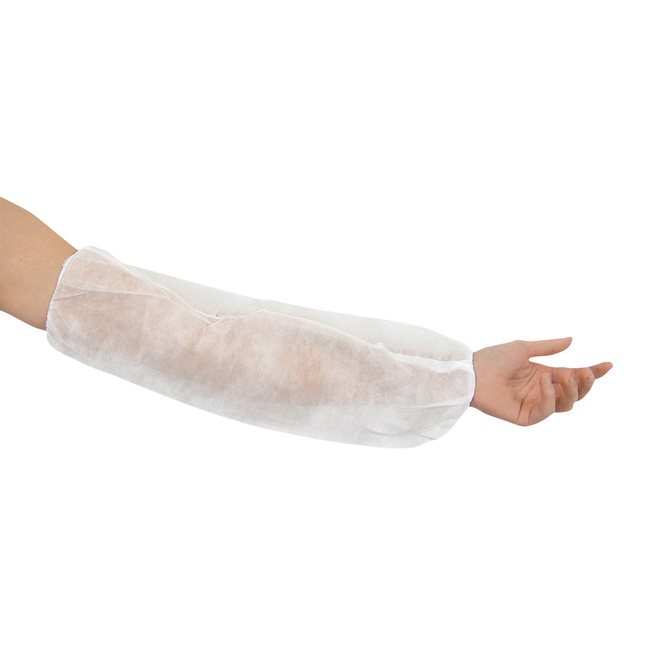 Manchettes de protection PP blanches 45 cm Manchettes de protection PP blanches 45 cm