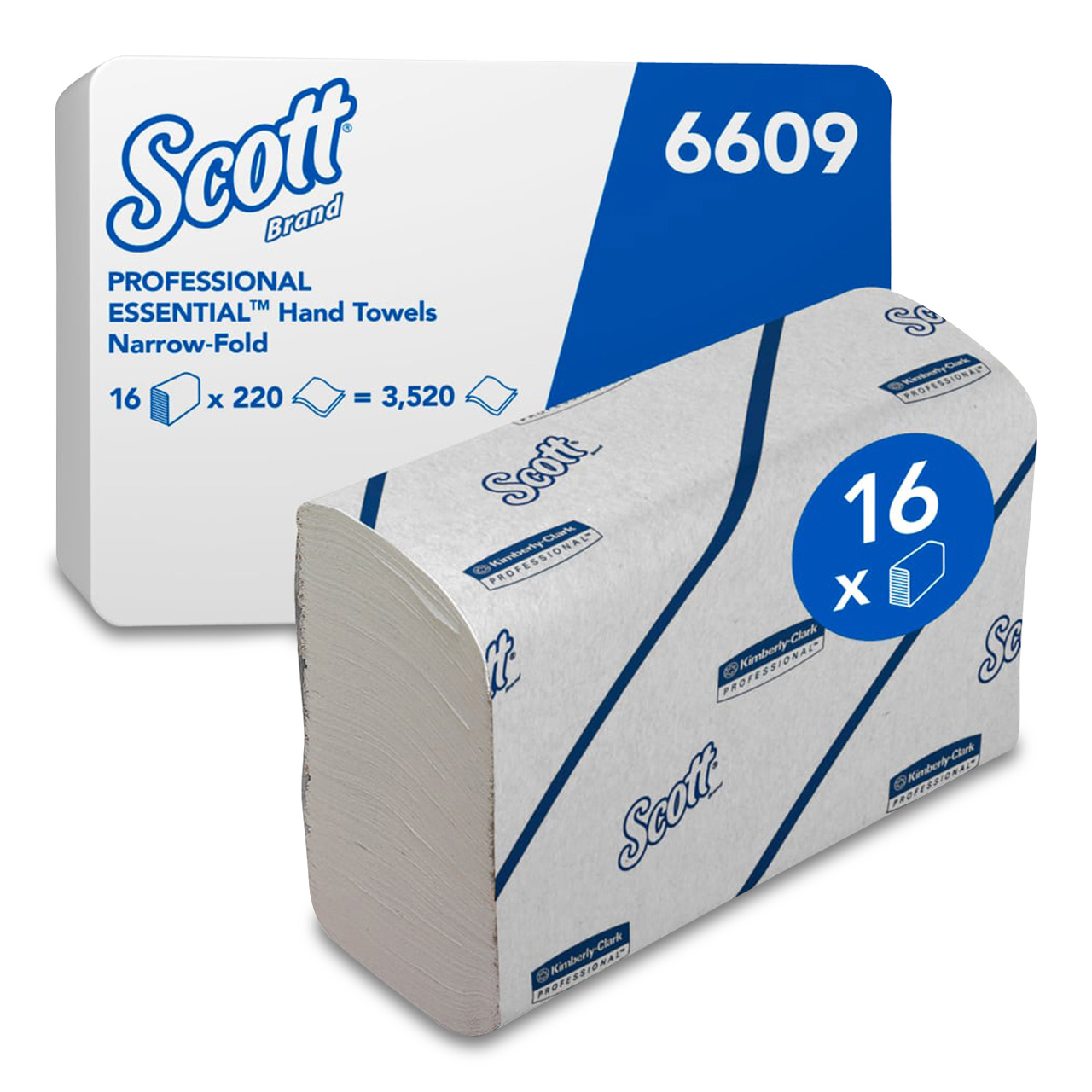 Scott® Handtücher - Narrow-Fold / Weiss