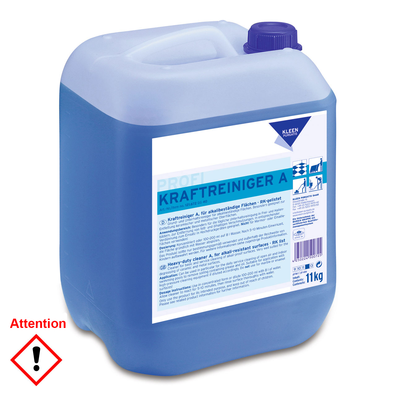 Kraftreiniger A, Mehrzweckreiniger, 11 kg Kanister