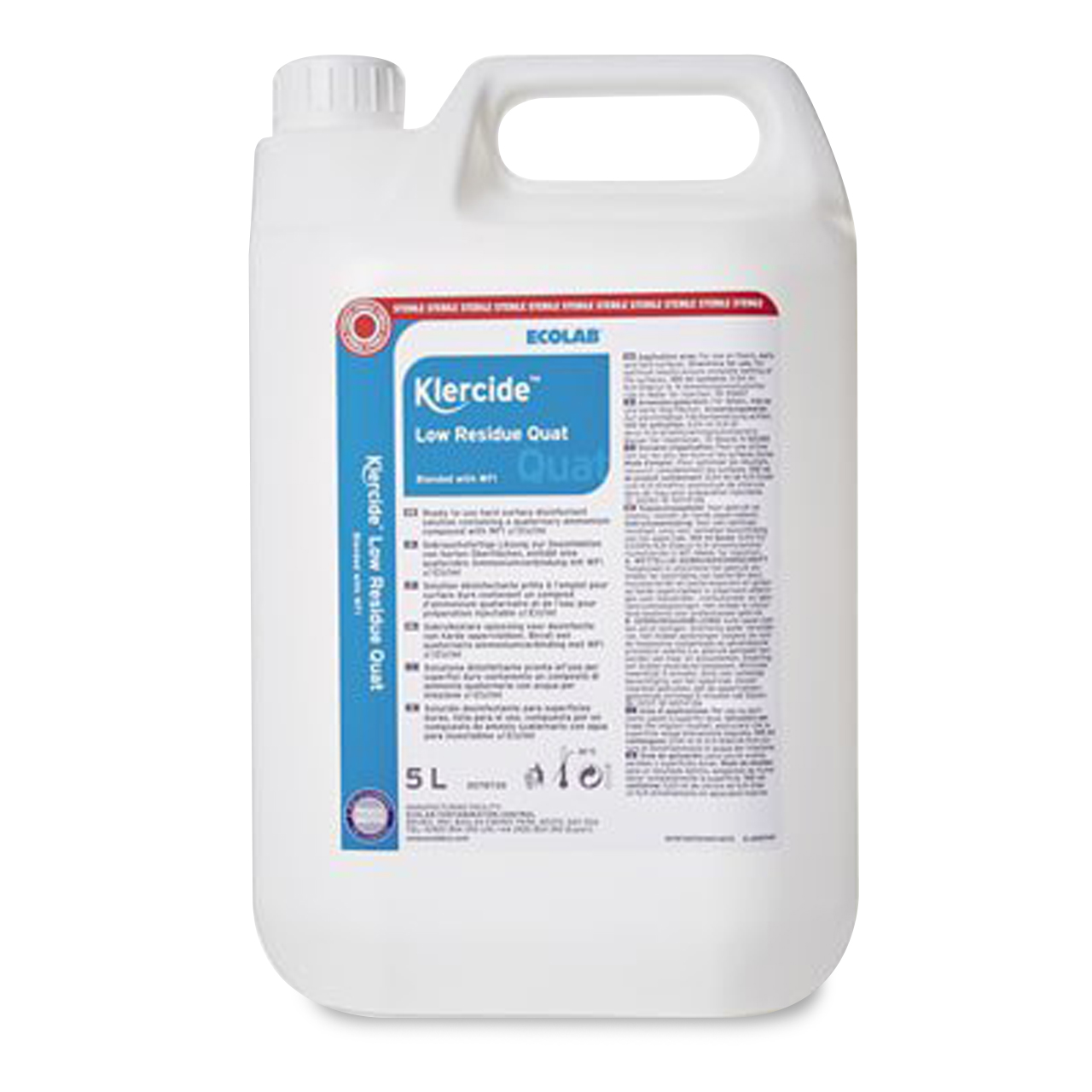 Ecolab Klercide Low Residue Quat WFI 4x5L