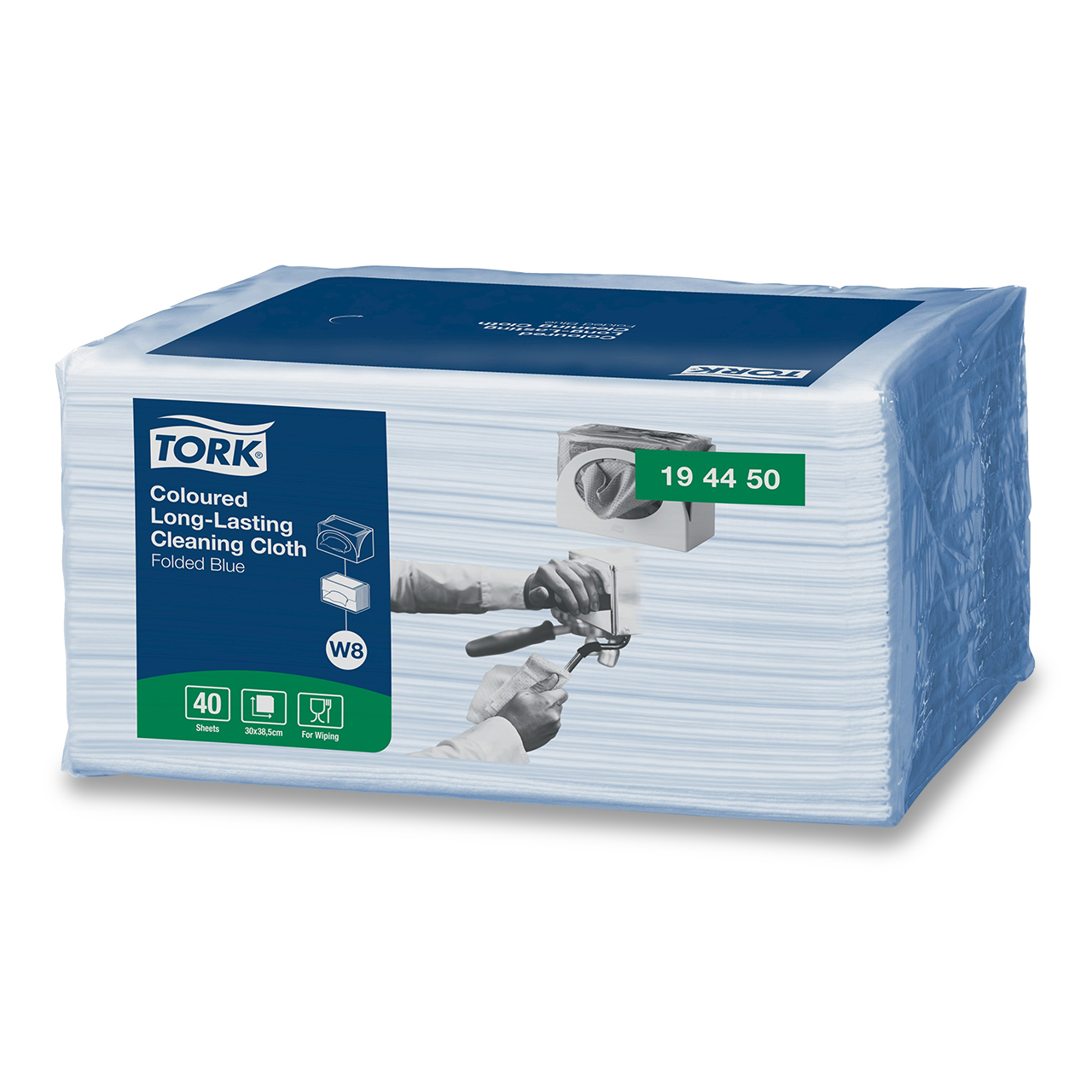 Tork Chiffons nettoyage colorés durables W8 Tork Chiffons nettoyage colorés durables W8