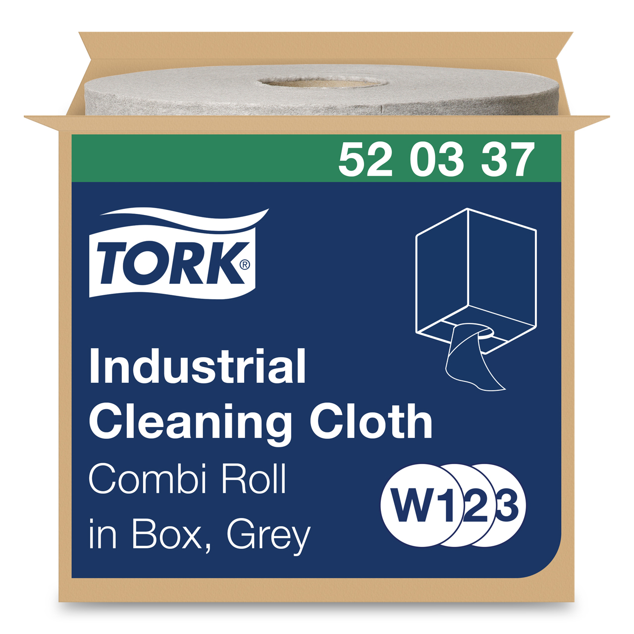 Tork Chiffons de nettoyage industriels W1/2/3