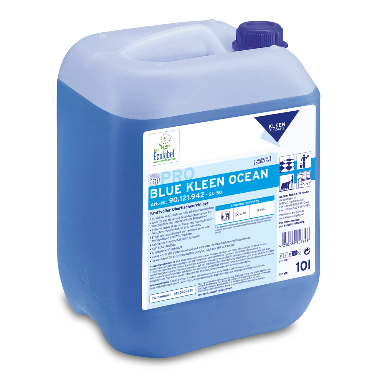 Blue Kleen Ocean, Mehrzweckreiniger, 10 l Kanister