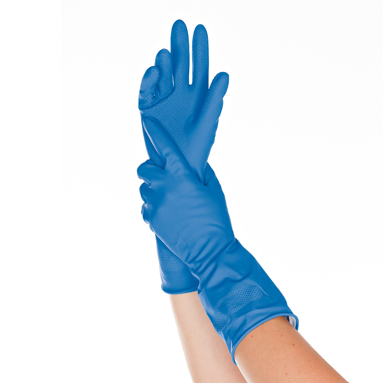 Latex-Handschuhe Bettina Blau L