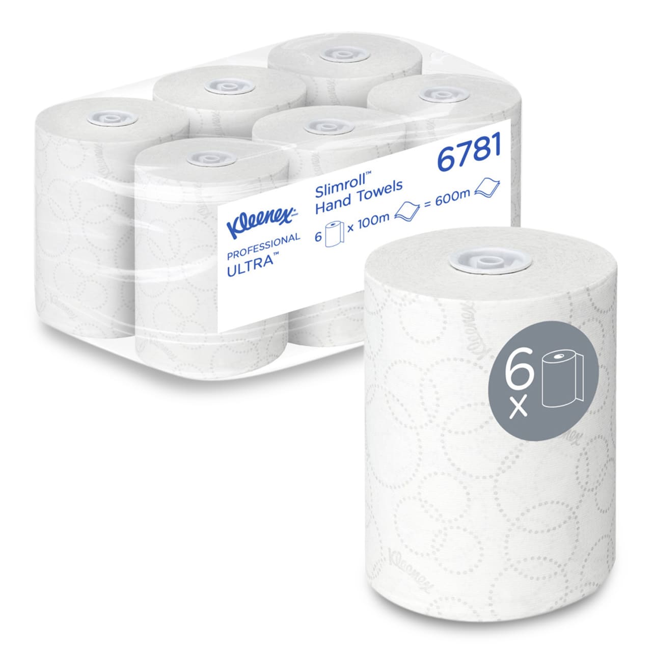 Kleenex® Ultra™ Slimroll™ Essuie-mains roulés, 2 plis