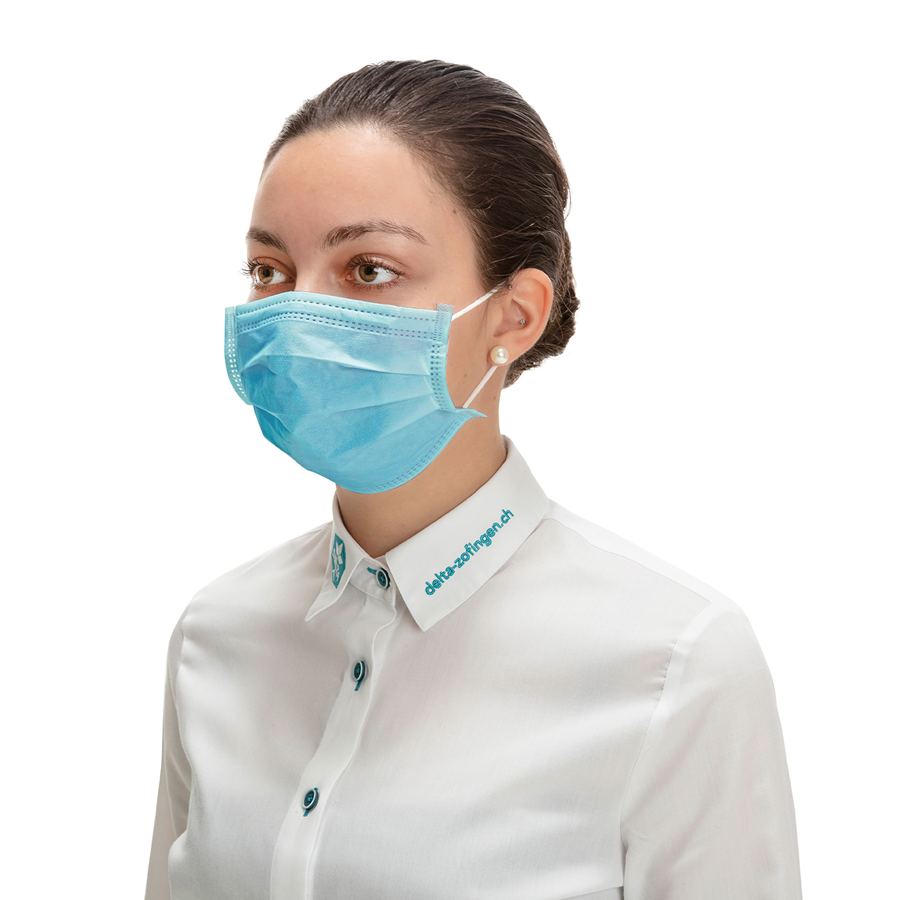 DELTASAFE® Mundmaske 3-lagig Blau Typ IIR einzeln verpackt