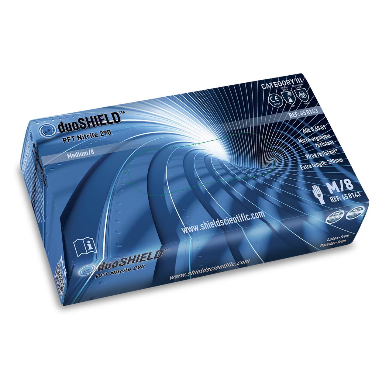 DUOSHIELD™ PFT Nitrile 240 blue S/7