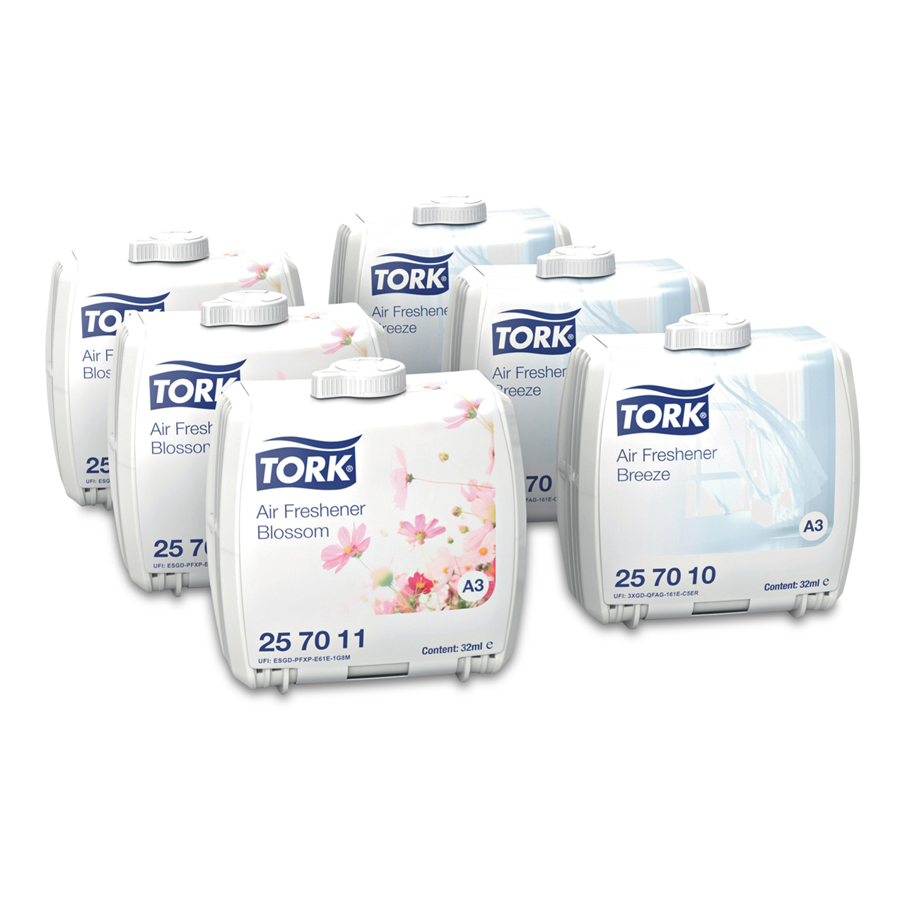 Tork Désodorisant permanent Pack 2 senteurs