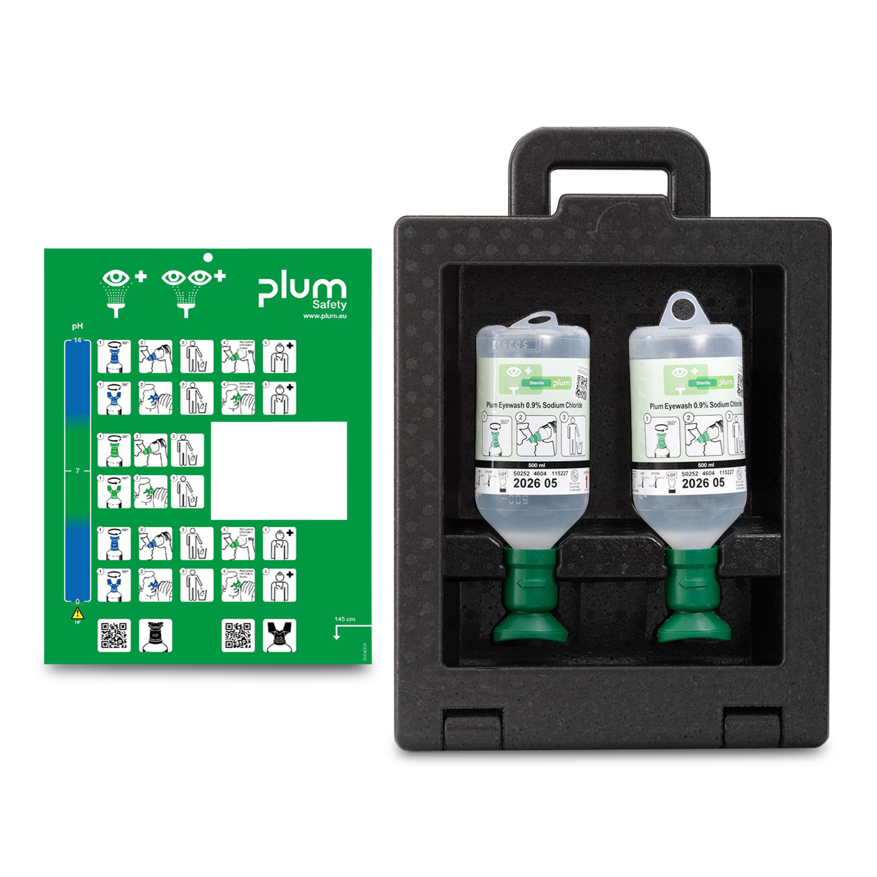 PLUM Augenspülstation iBox2 2x NaCl à 500 ml PLUM Augenspülstation iBox2 2x NaCl à 500 ml