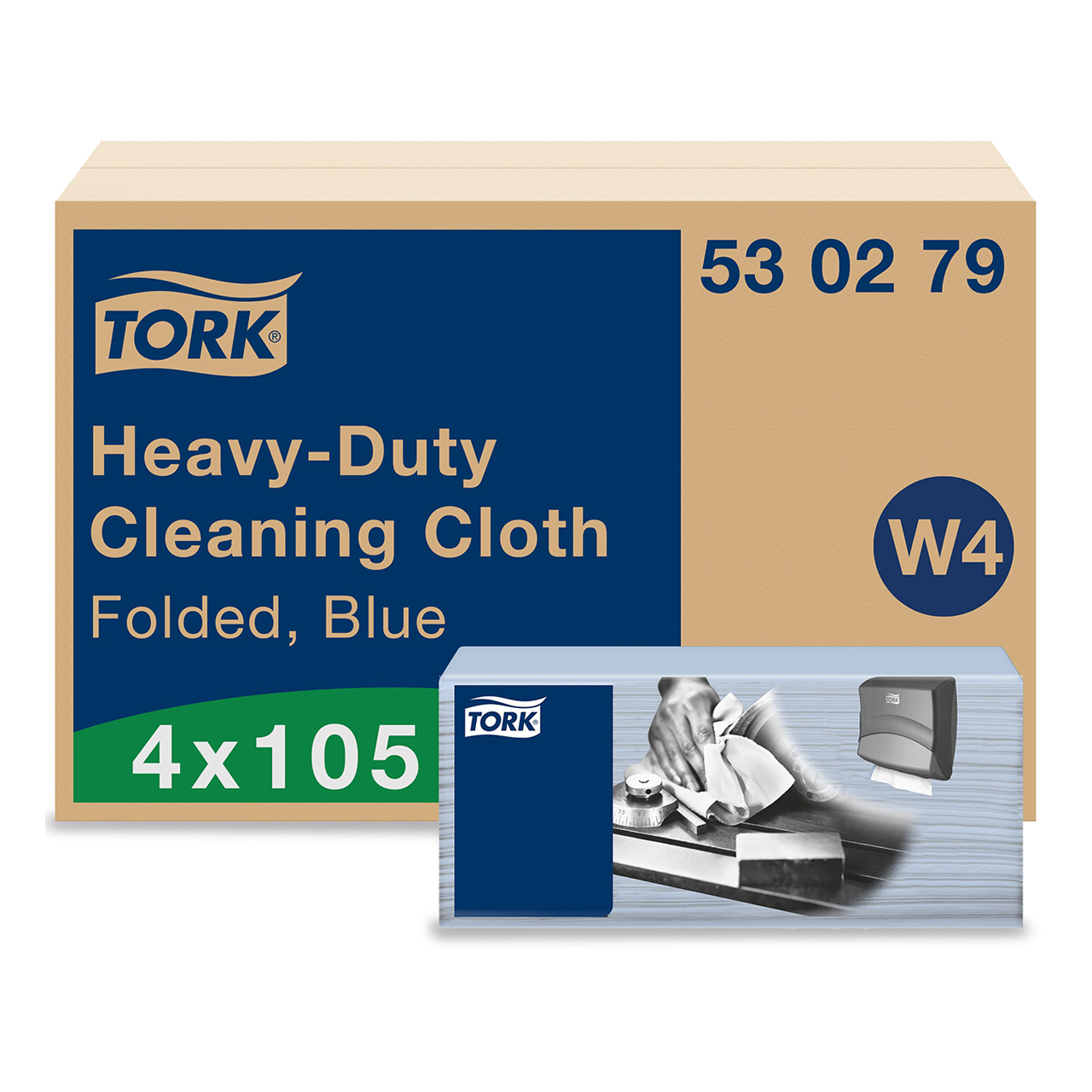 Tork Extra-Starke Reinigungstücher blau W4 Tork Extra-Starke Reinigungstücher blau W4
