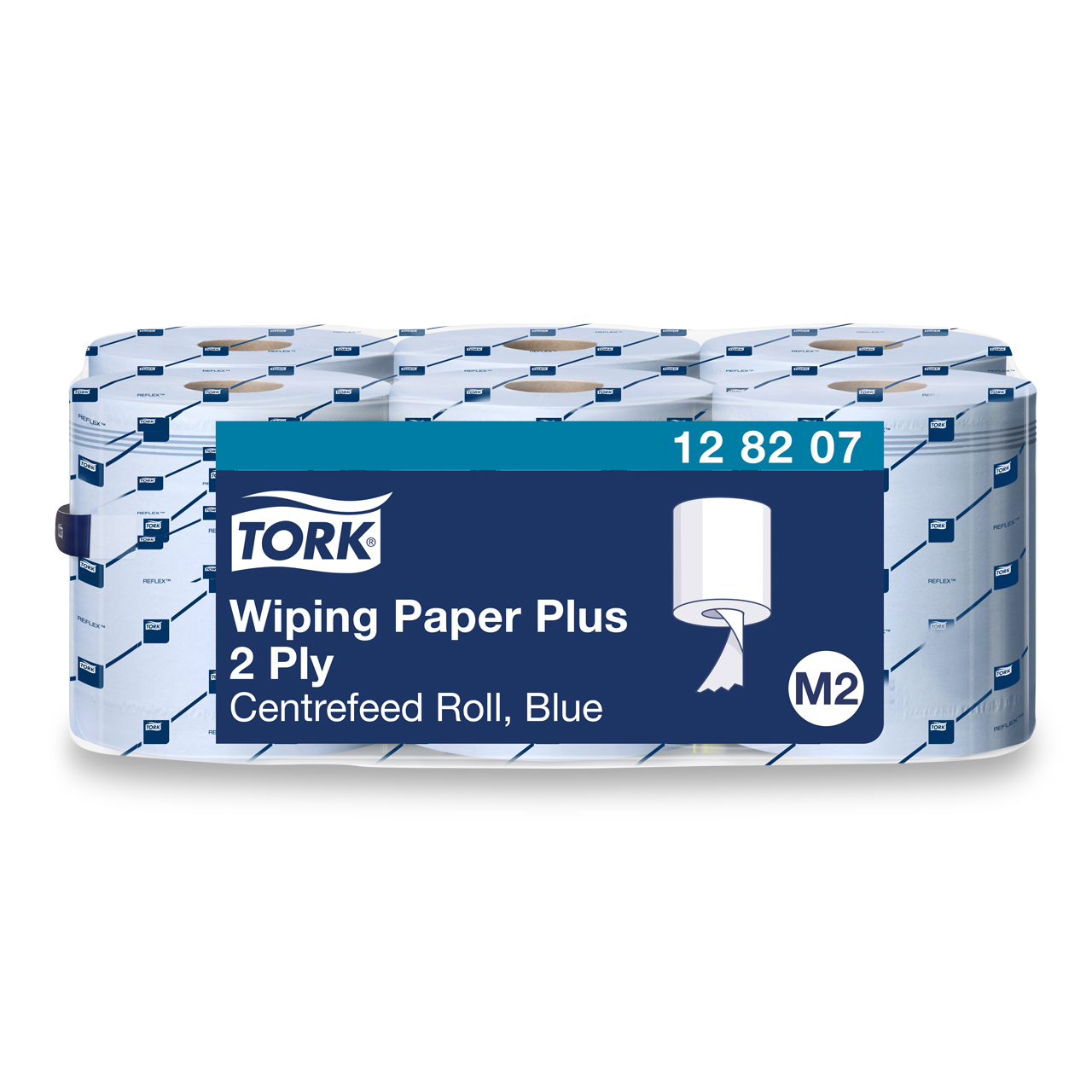 Tork Papier d'essuyage multi-usage rés. bleu M2
