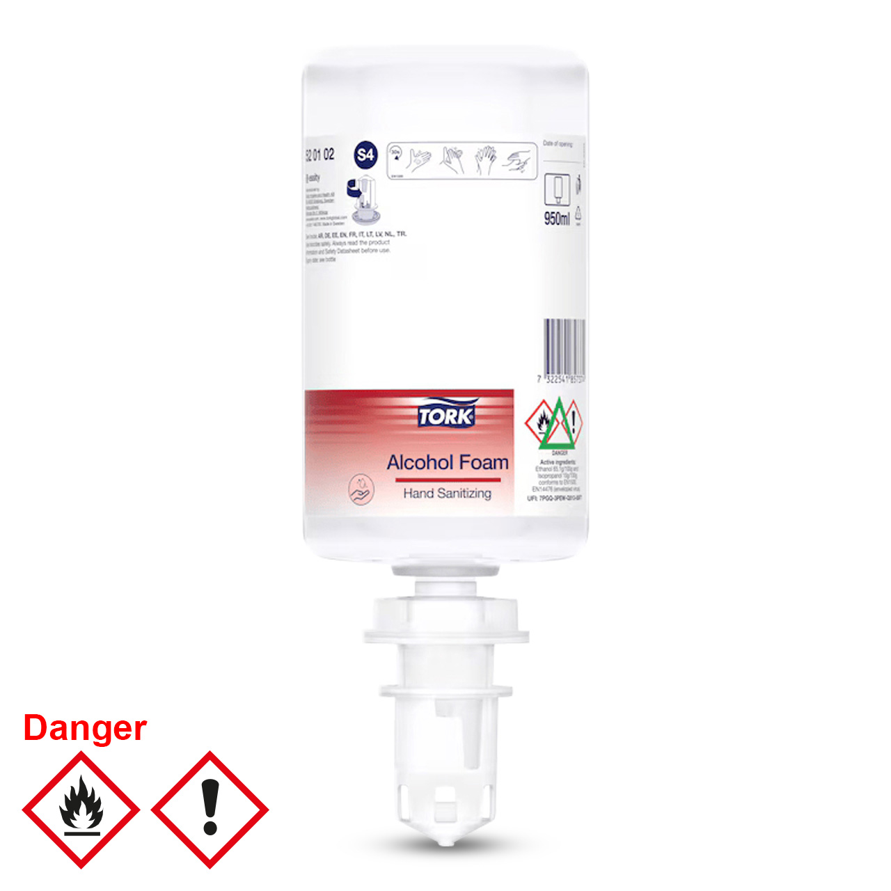 Tork Mousse désinfectante pour les mains à l’alcool