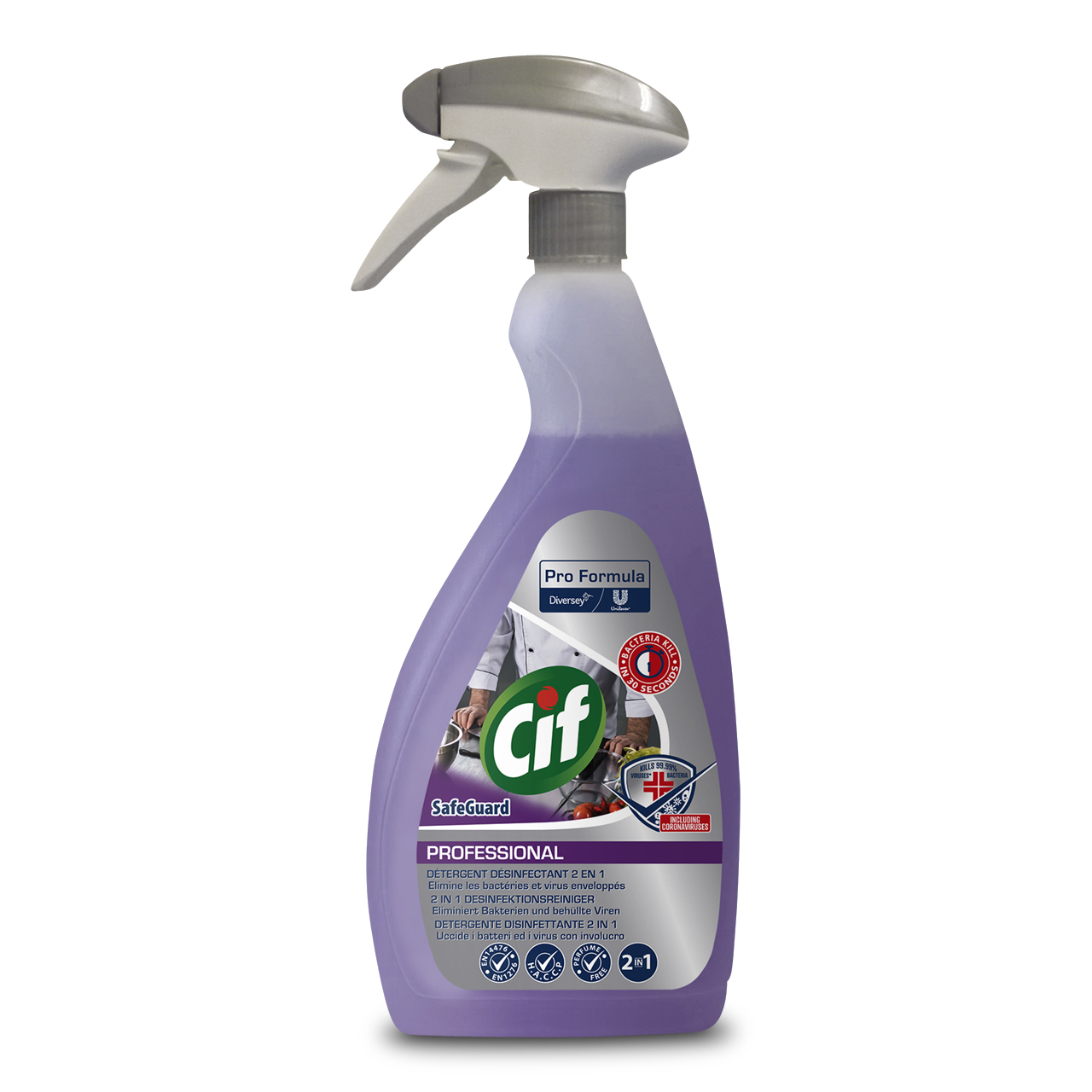 Cif Professional Safeguard 2in1 Desinfektionsreiniger 750 ml