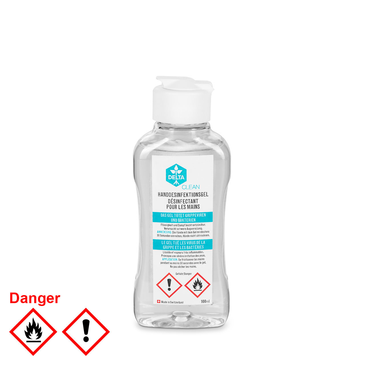 DELTACLEAN® Handdesinfektionsgel 100 ml