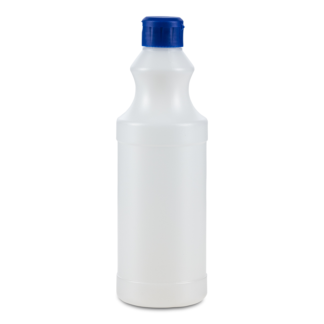 Bouteille PE vide 0.5 l avec bouchon distrib. Bouteille PE vide 0.5 l avec bouchon distrib.
