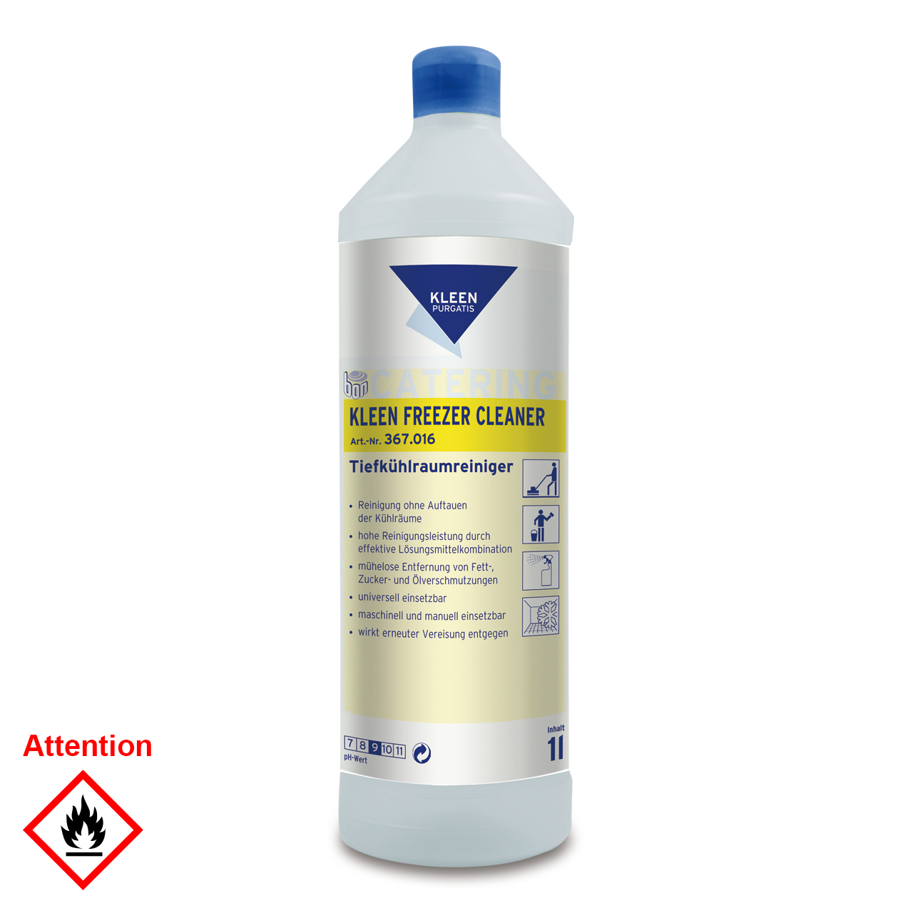 Kleen Freezer, Kühlraumreiniger, 12x1 l Flasche