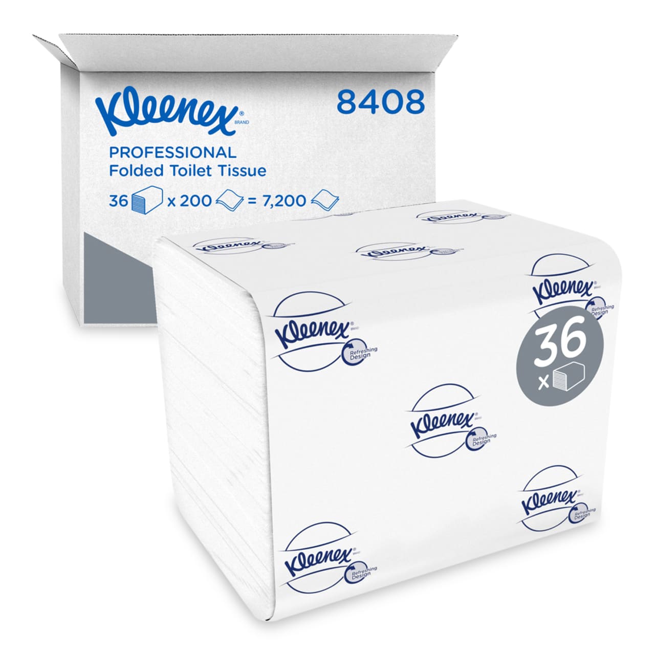 Kleenex® Papier toilette plié