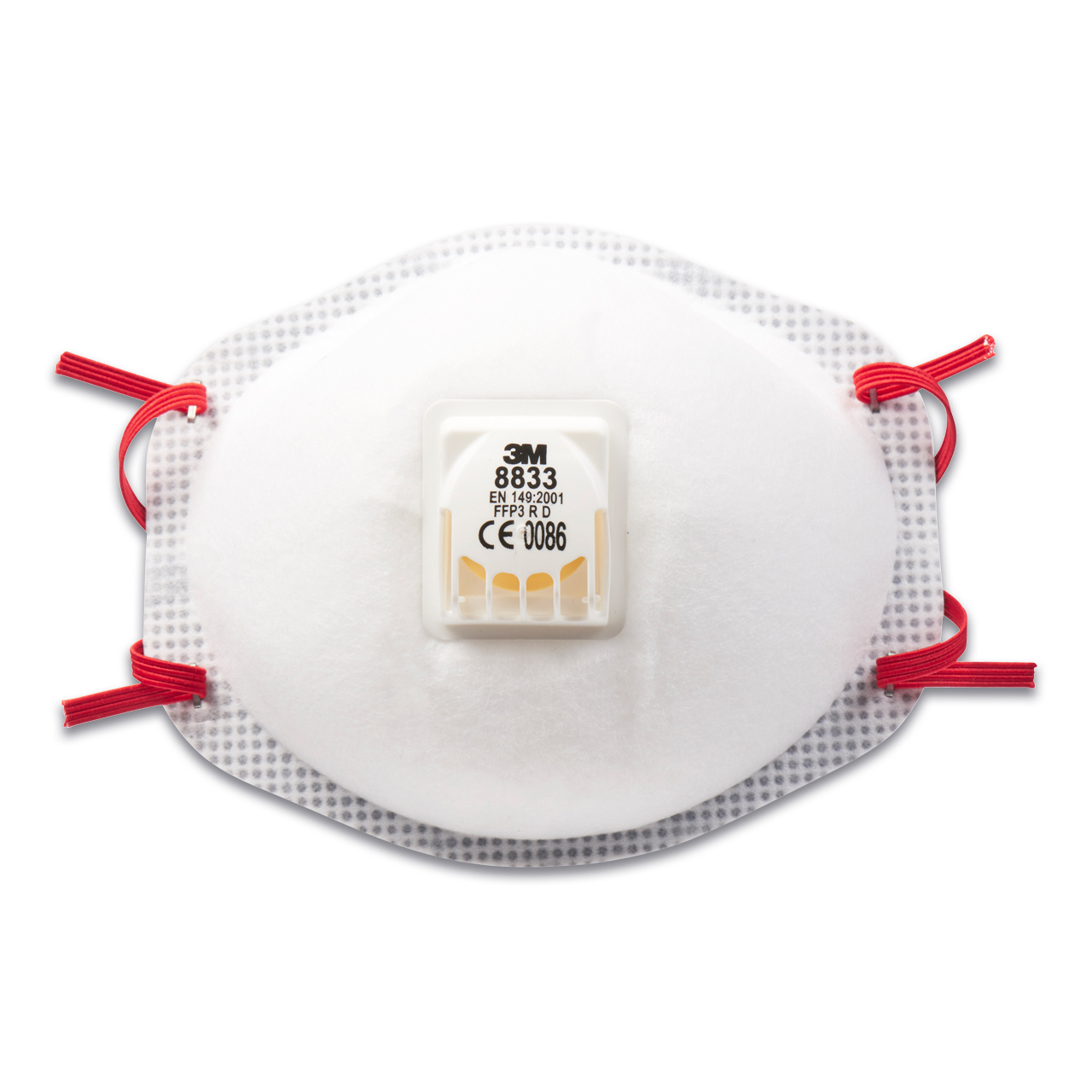 3M™ Masque de protection respiratoire 8833 FFP3 avec valve 3M™ Masque de protection respiratoire 8833 FFP3 avec valve