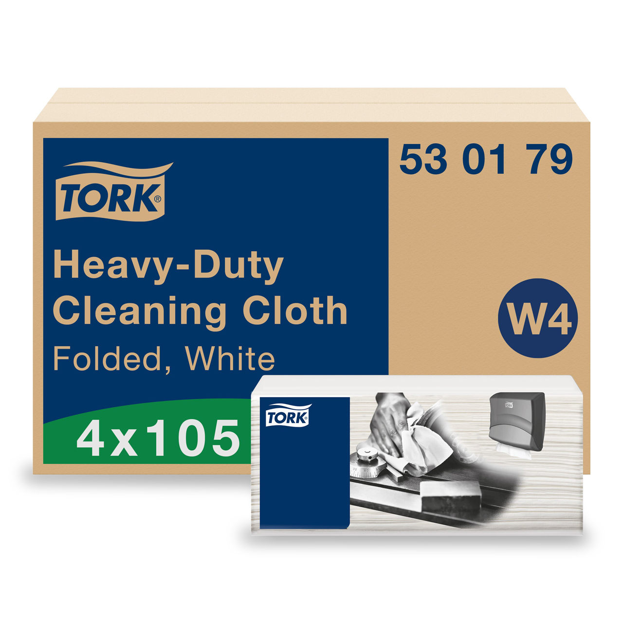 Tork Lingettes nettoyantes extra-fortes W4