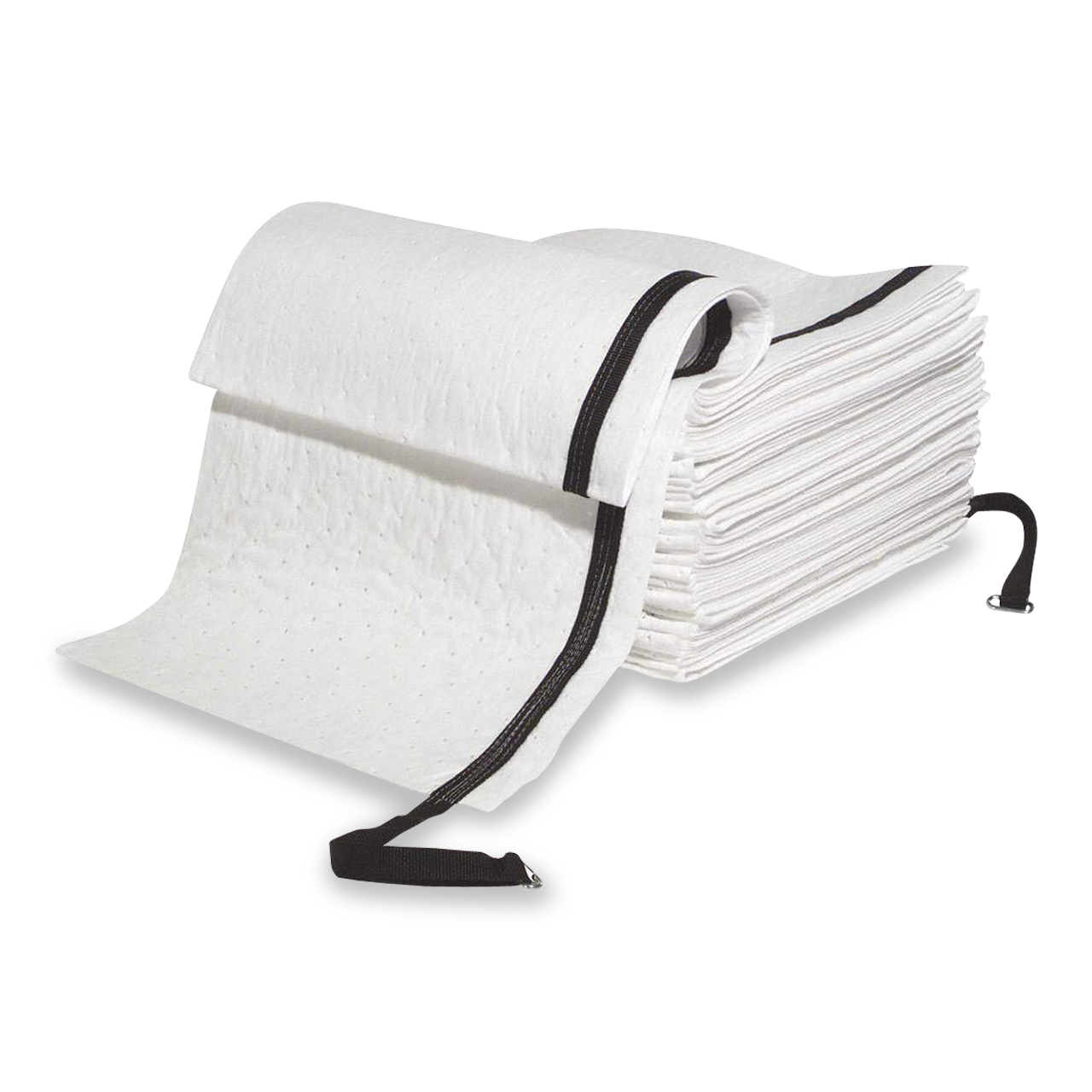 PIG® Serpillière pliée blanche pour huile uniquement PIG® Serpillière pliée blanche pour huile uniquement