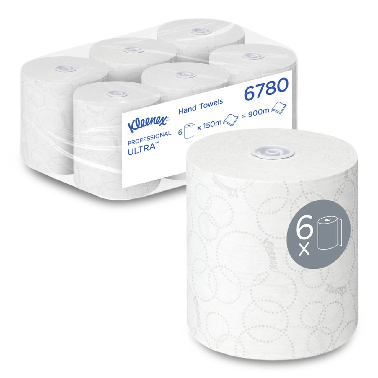 Kleenex® Ultra™ Rollenpapiertücher, 2-lagig