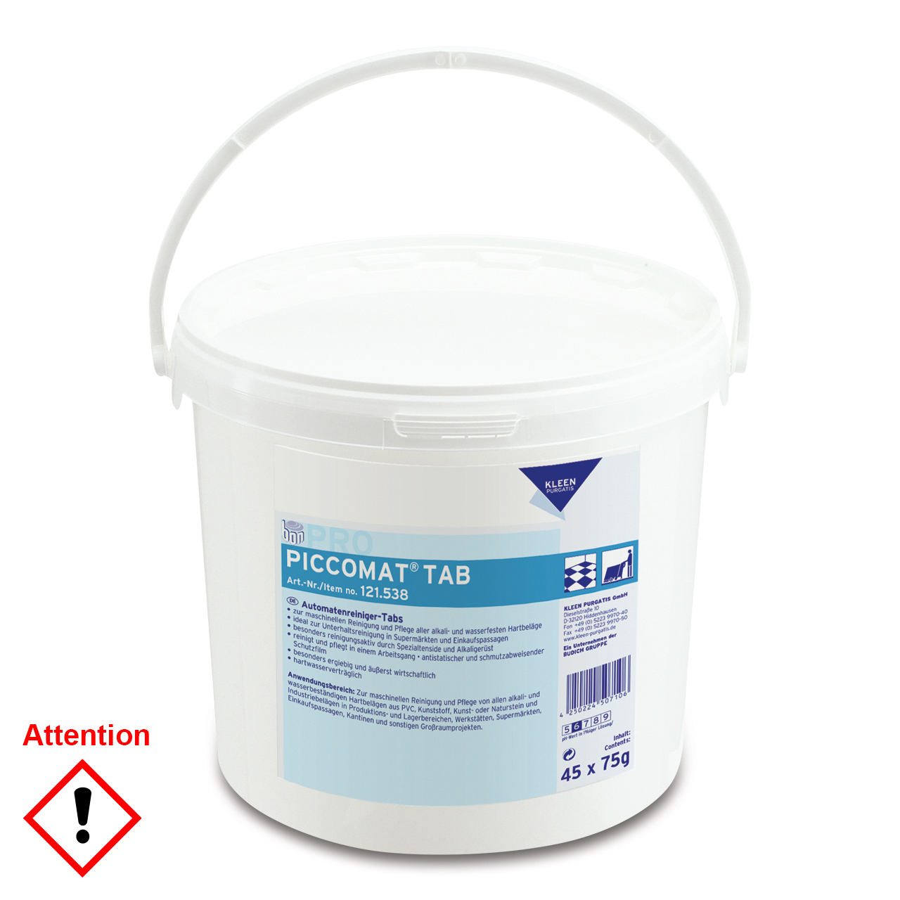 Piccomat Tab, Automatenreiniger