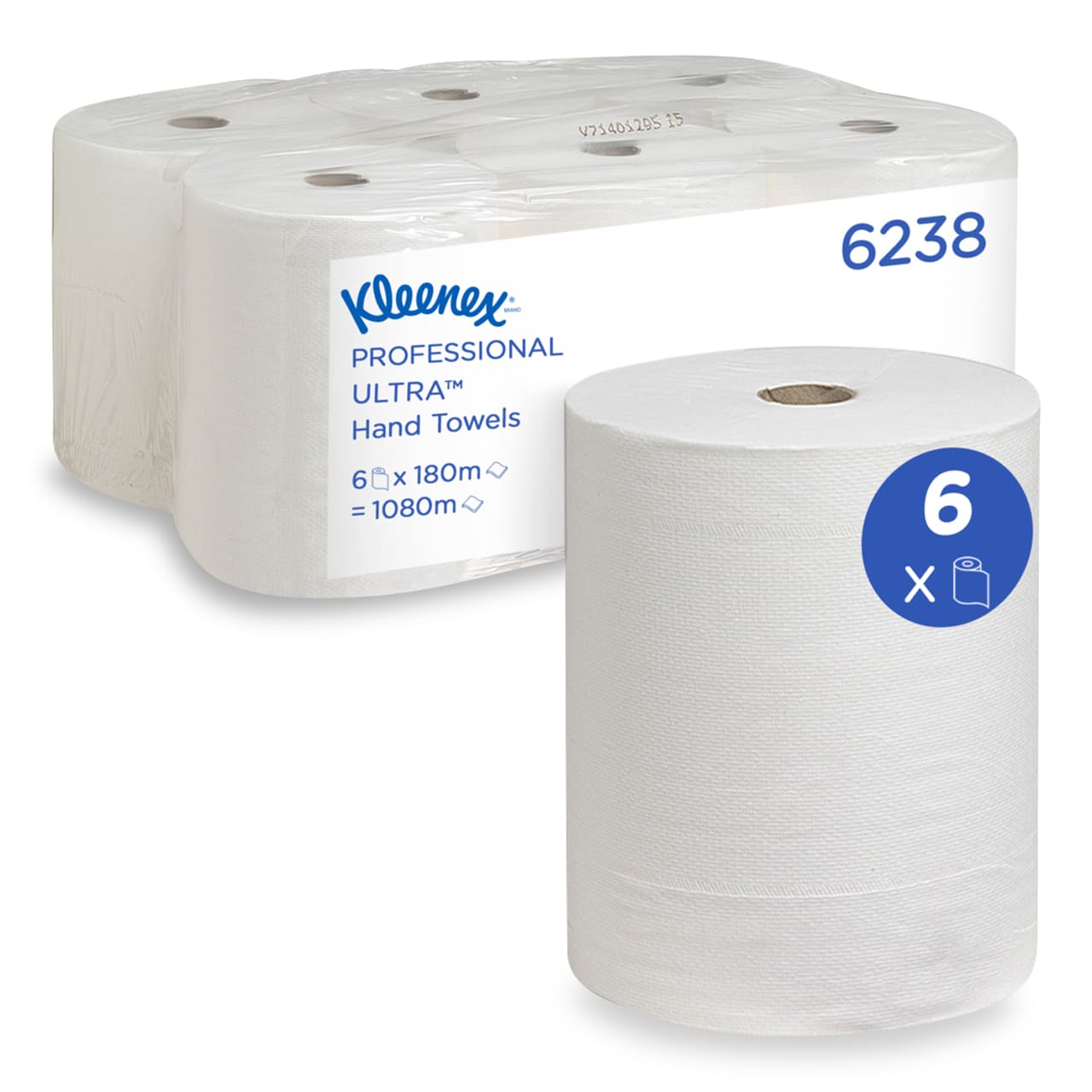 Kleenex® Ultra™ Rouleau d'essuie-mains en papier, 2 plis