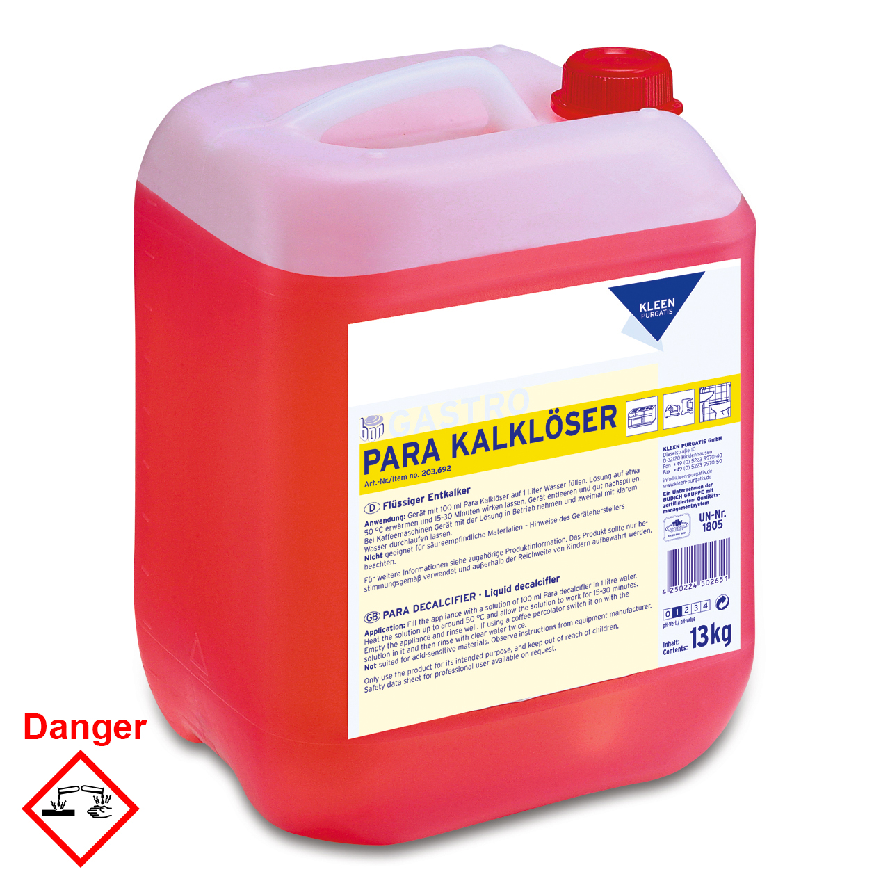 Para Kalklöser Détartrant Para Kalklöser Détartrant