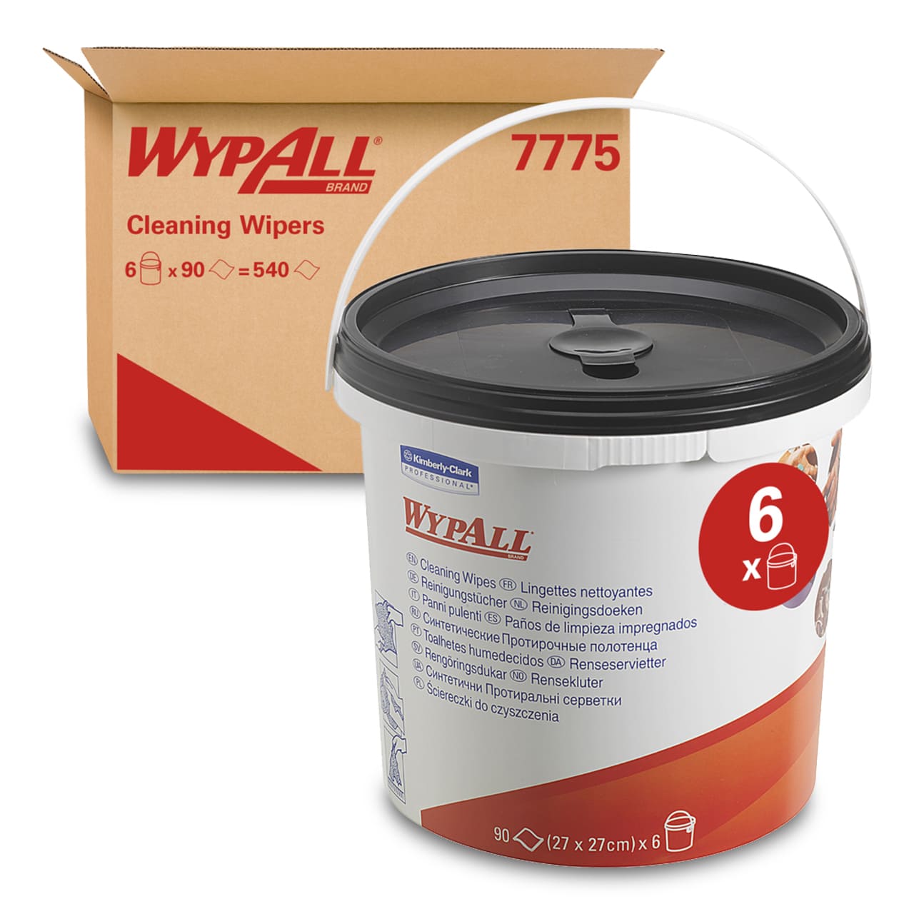 WypAll® Reinigungstücher - Spendereimer