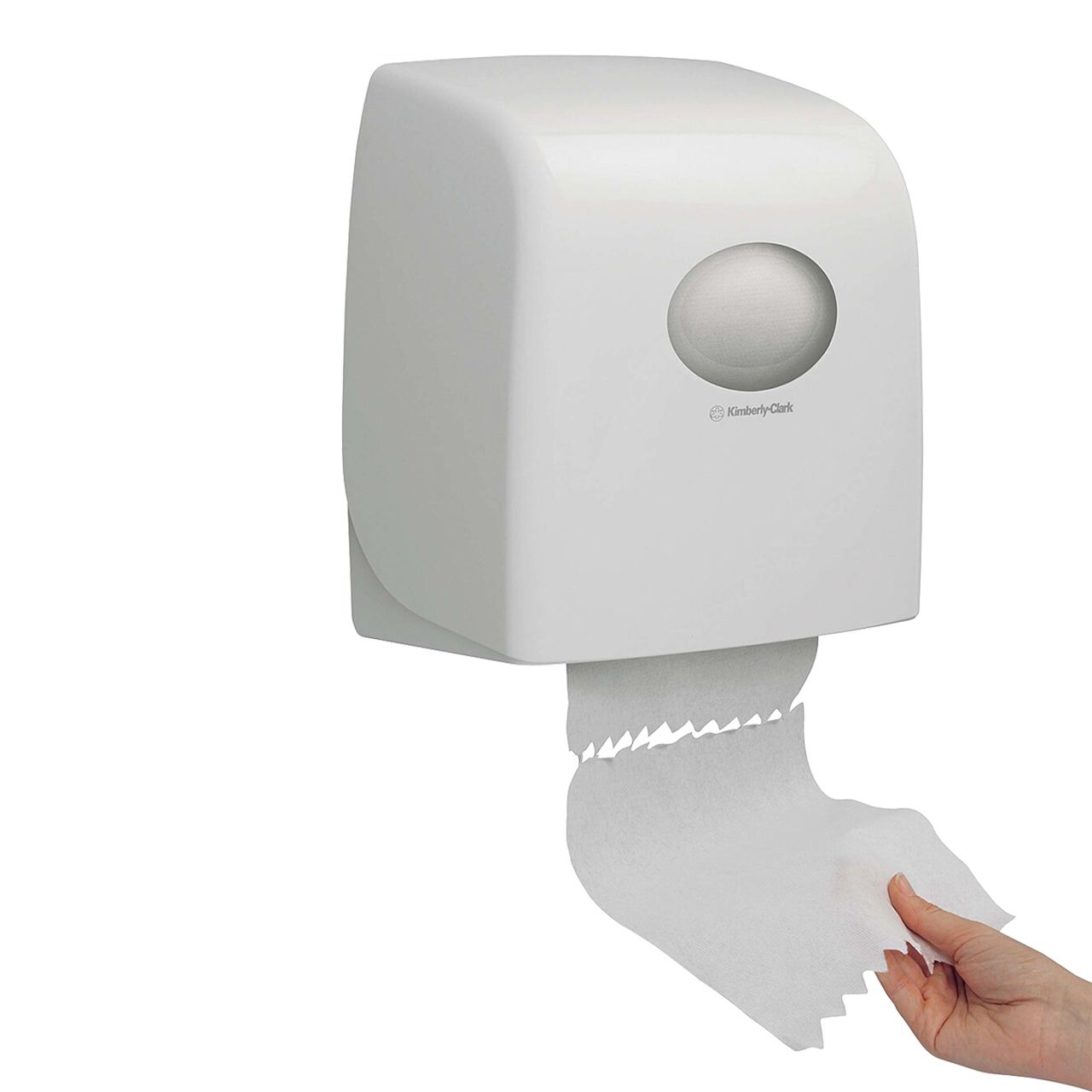 Aquarius Slimroll 6953 - Distributore Di Asciugamani A Rotolo Bianco, Erogazione Igienica Senza Contatto - 2