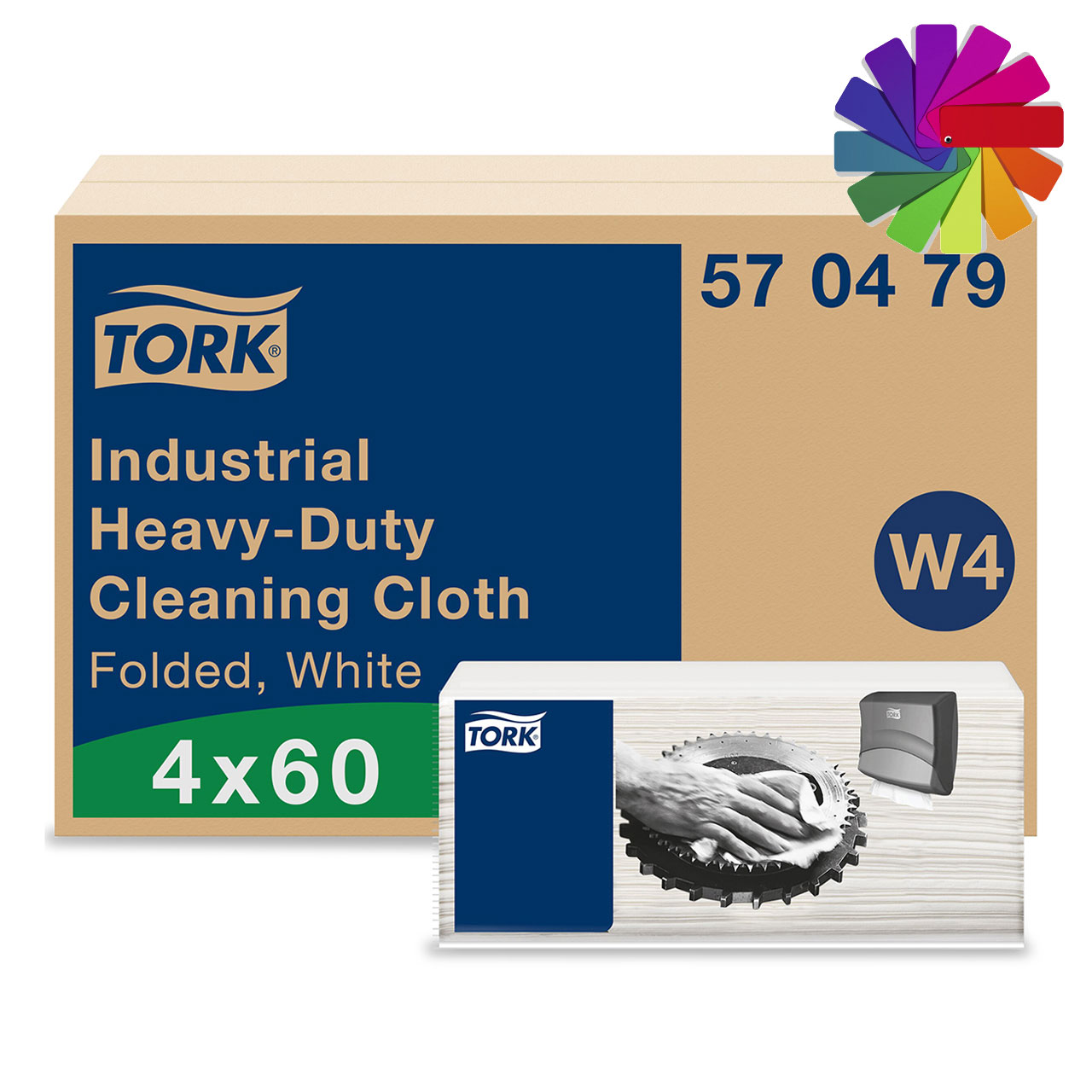 Tork Lingettes nettoyantes extra-fortes W4