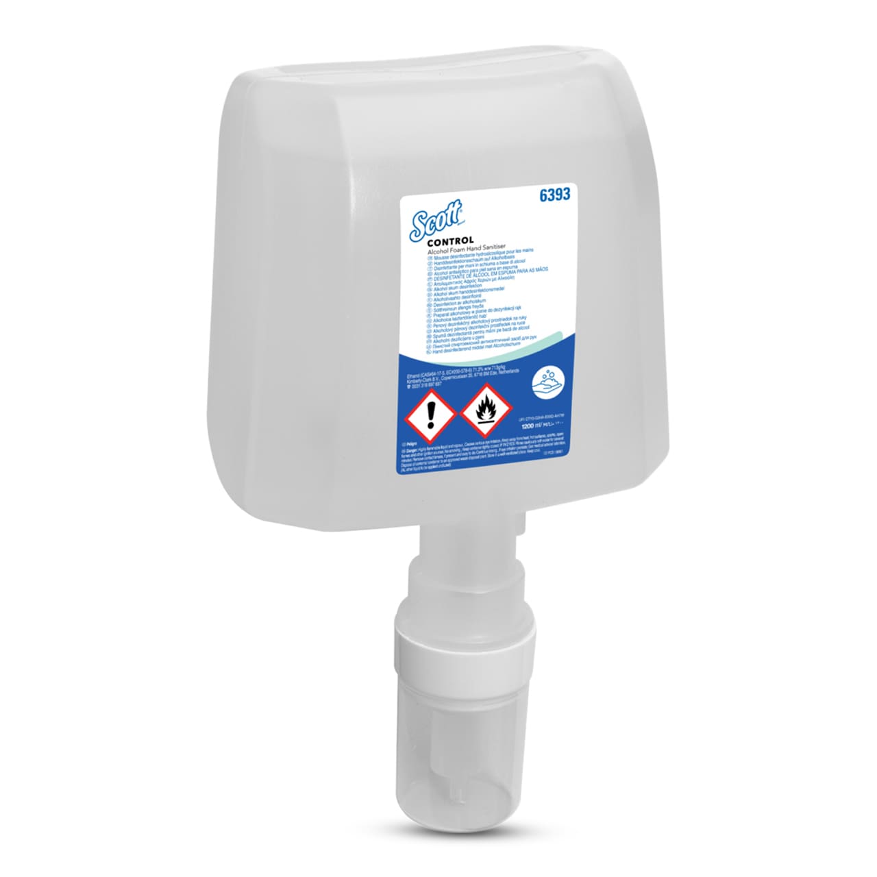 Scott® Control™ Mousse désinfec. P. les mains 1.2l Scott® Control™ Mousse désinfec. P. les mains 1.2l