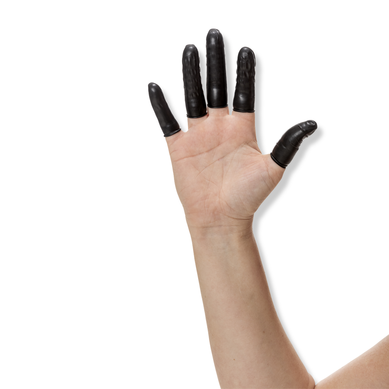 Fingerlinge, Latex, leitfähig, schwarz