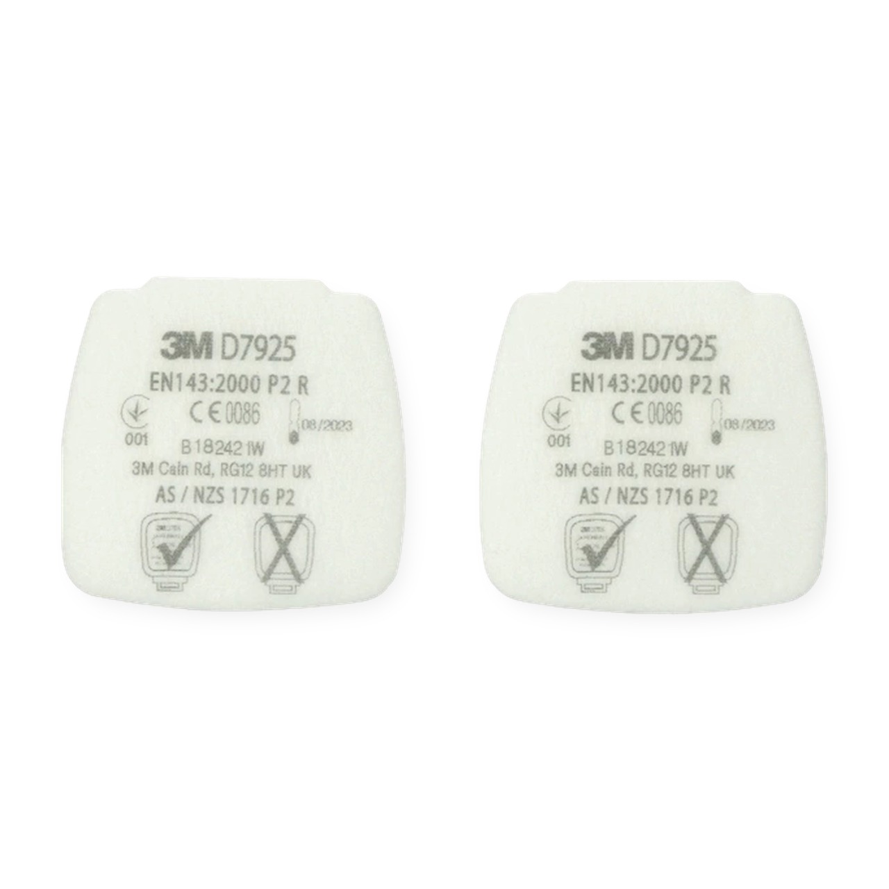 3M™ Secure Click™ Partikelfilter, P2 R