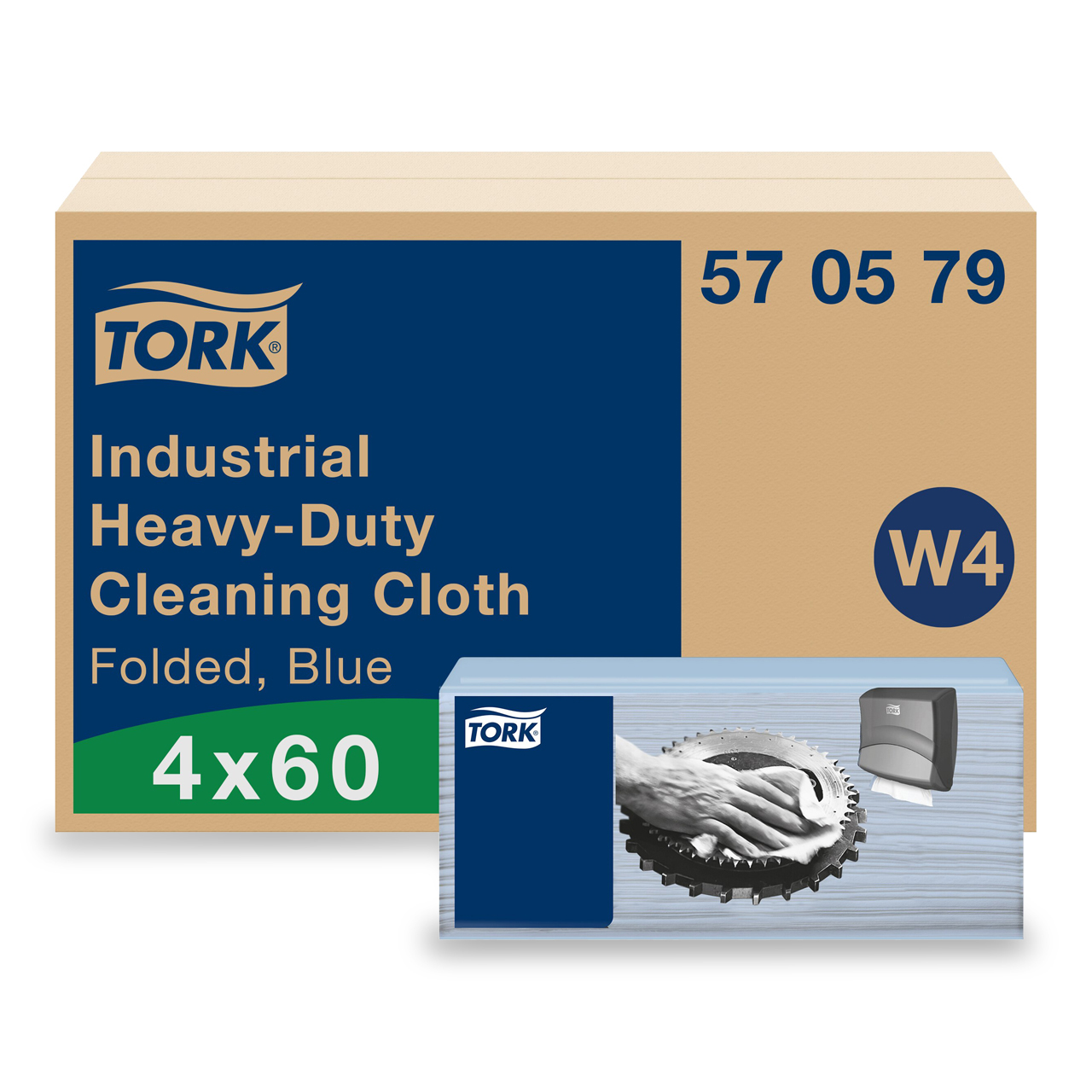 Tork Lingettes nettoyantes extra-fortes W4