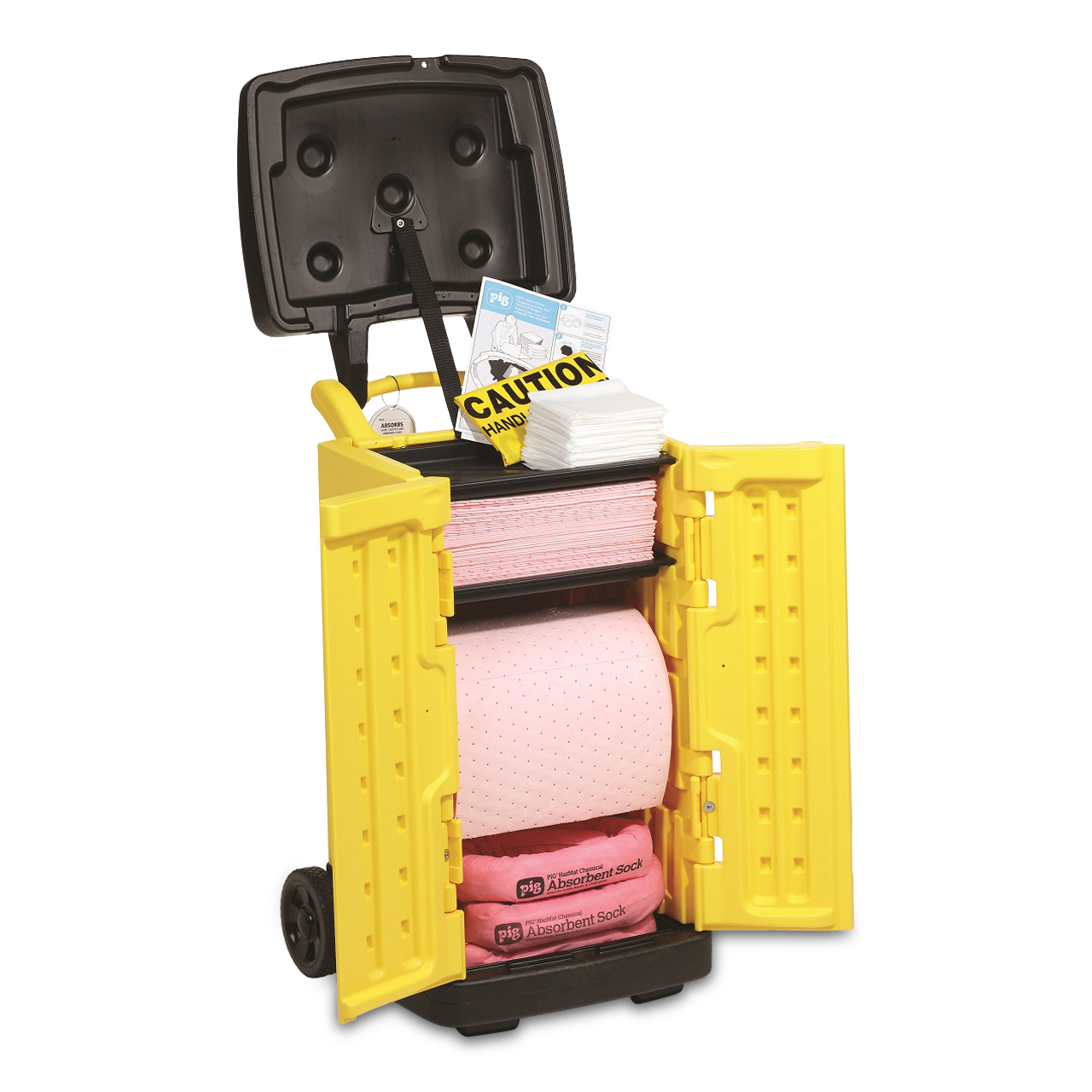 PIG® Schnelleinsatz Rollwagen HazMat PIG® Schnelleinsatz Rollwagen HazMat