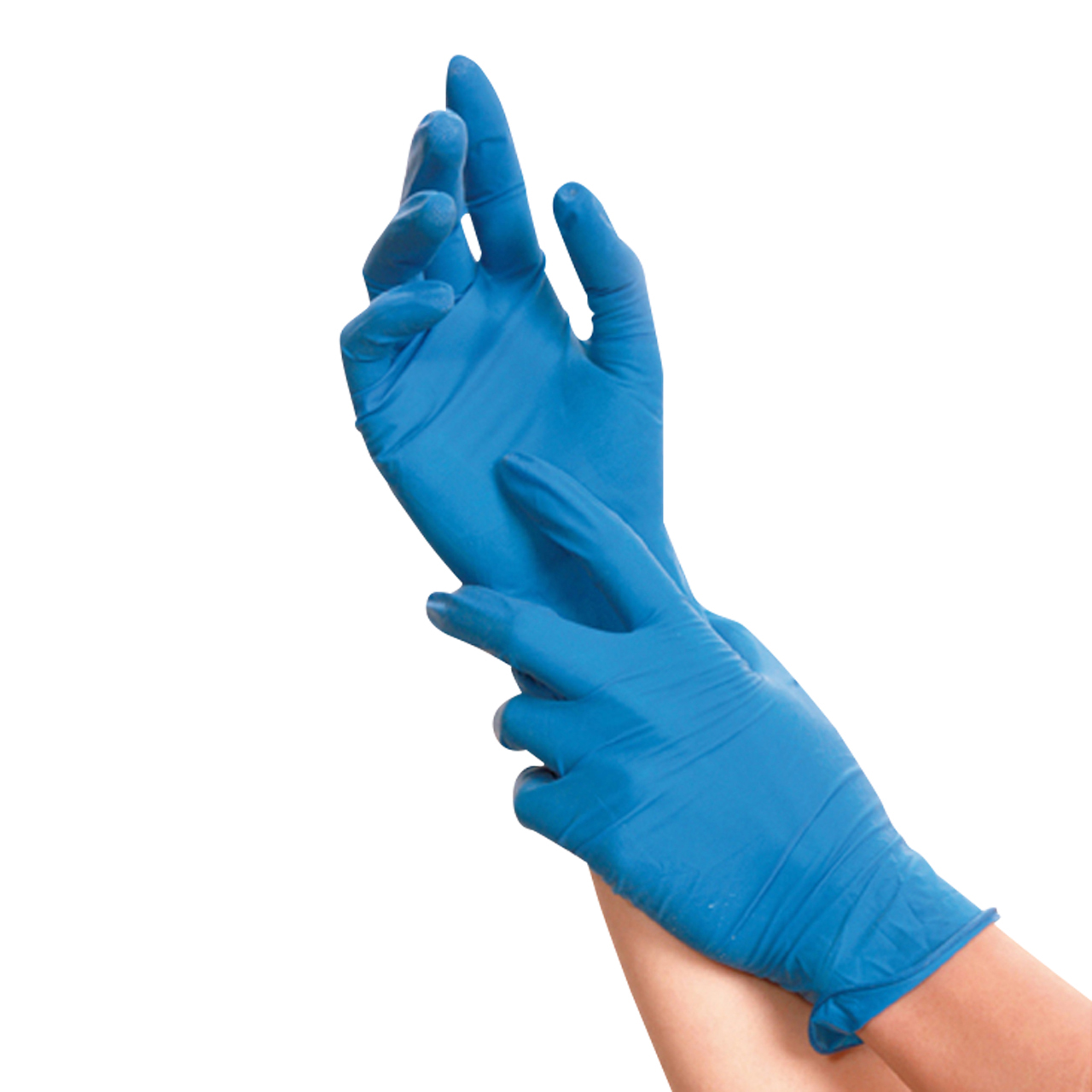 Latex-Handschuhe Soft blue L